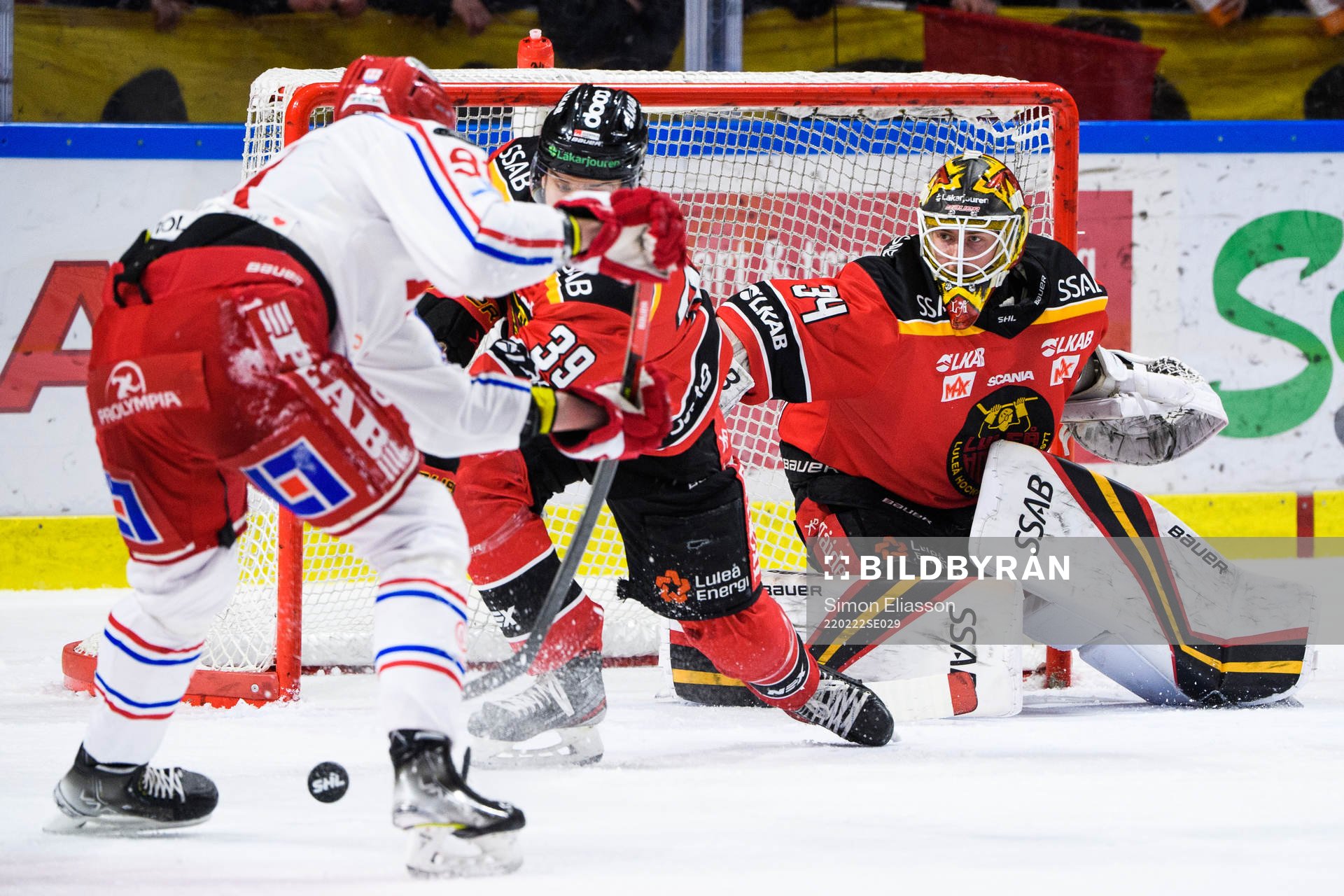Luleås målvakt Joel Lassinantti