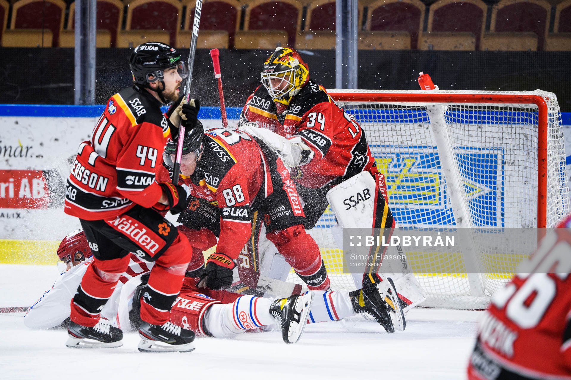 Luleås målvakt Joel Lassinantti