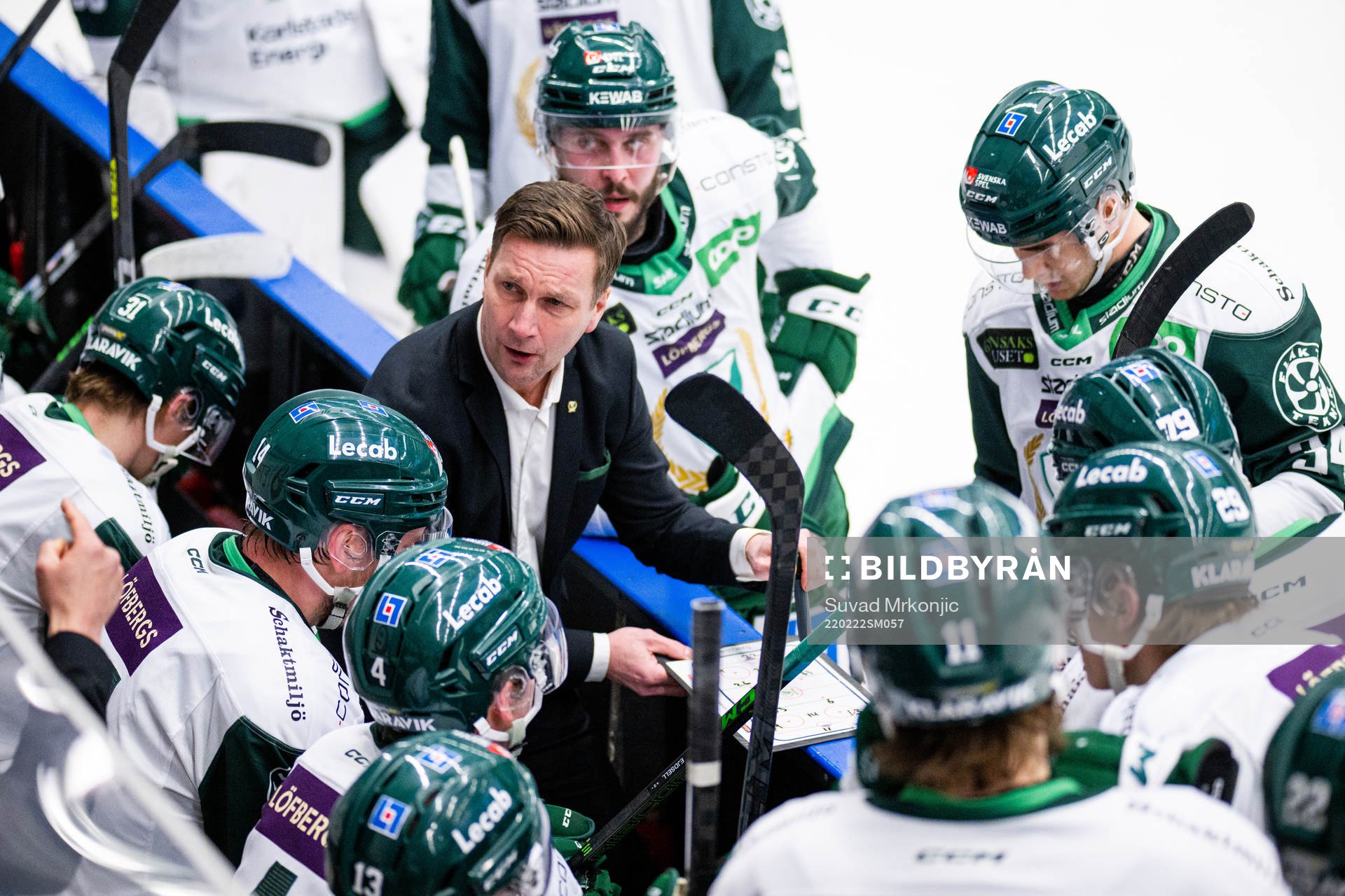 Färjestads tränare Johan Pennerborn