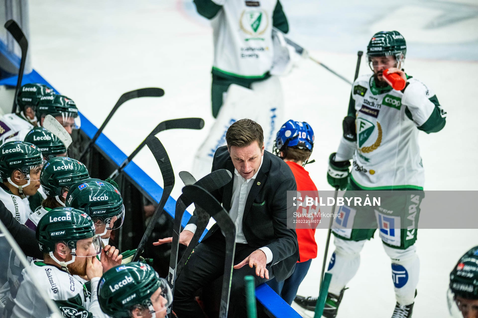 Färjestads tränare Johan Pennerborn