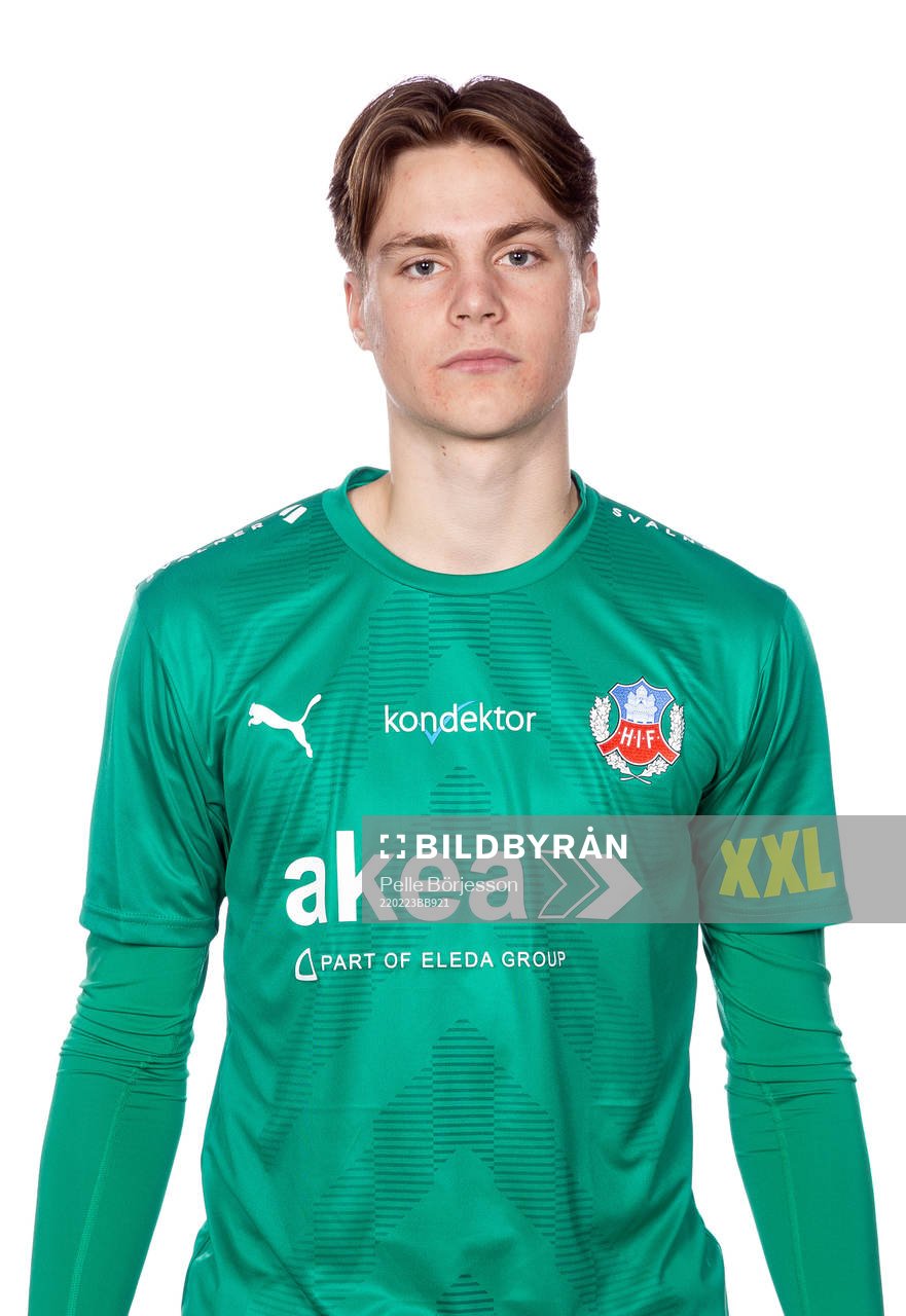 Helsingborgs Nils Arvidsson poserar för ett porträtt den 23 februari 2022 i Helsingborg.