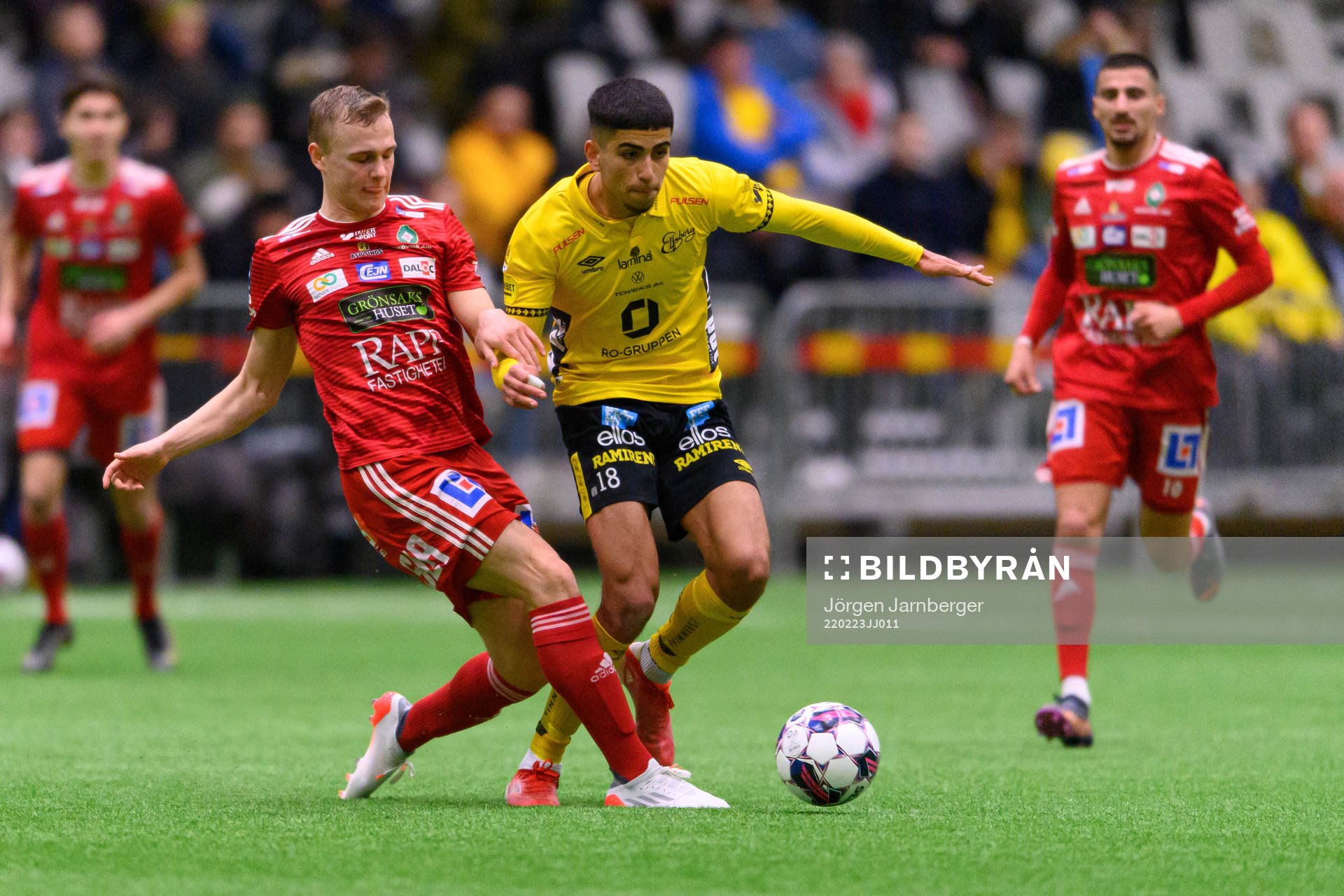 Skövdes Gustav Friberg och Elfsborgs Ahmed Qasem