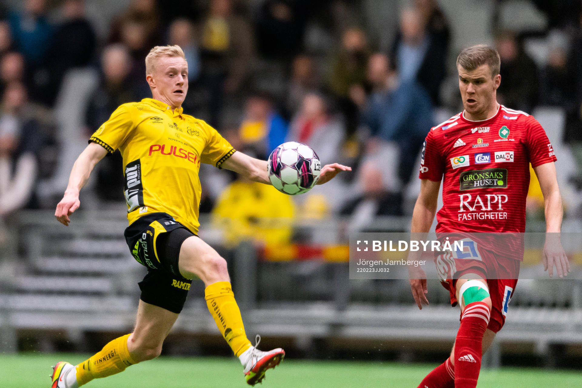 Elfsborgs Oscar Aga och Skövdes Elias Lindell