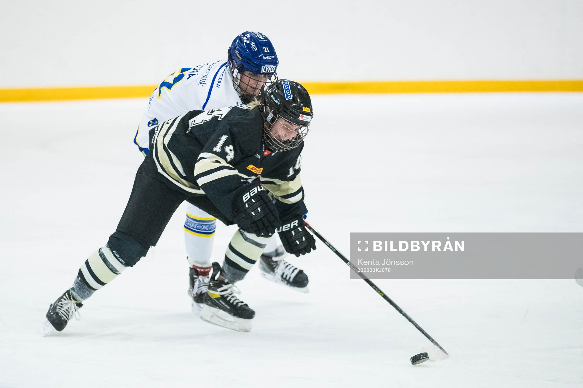 Leksands Tereza Vanisova och SDEs Kayleigh Hamers