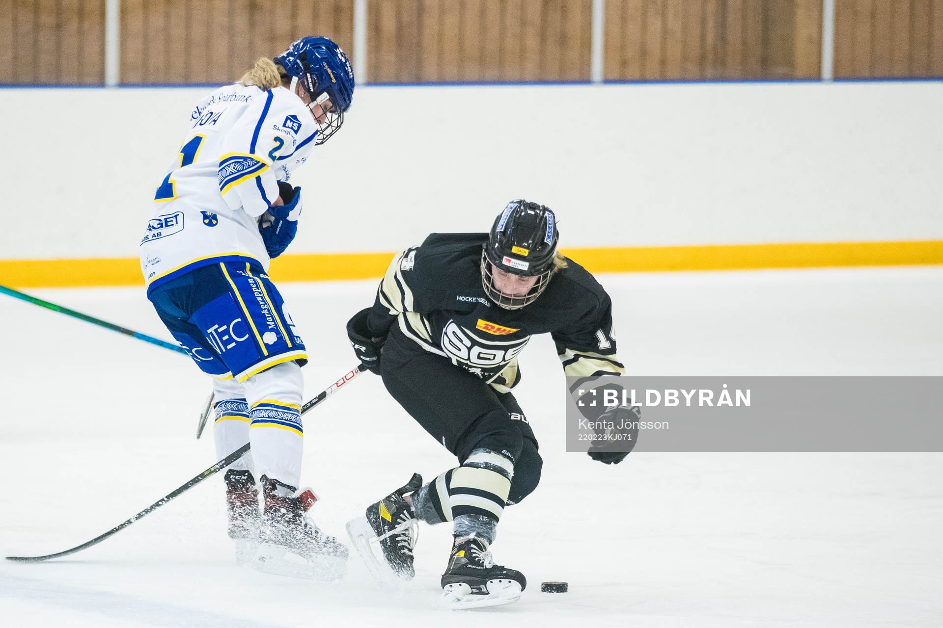 Leksands Tereza Vanisova och SDEs Kayleigh Hamers