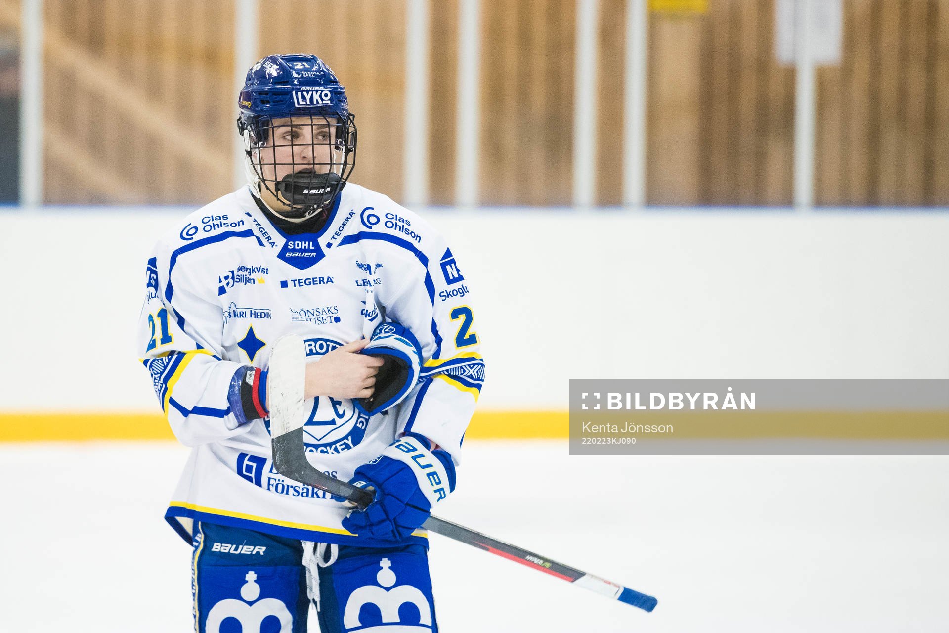 uLeksands Tereza Vanisova nder ishockeymatchen i SDHL