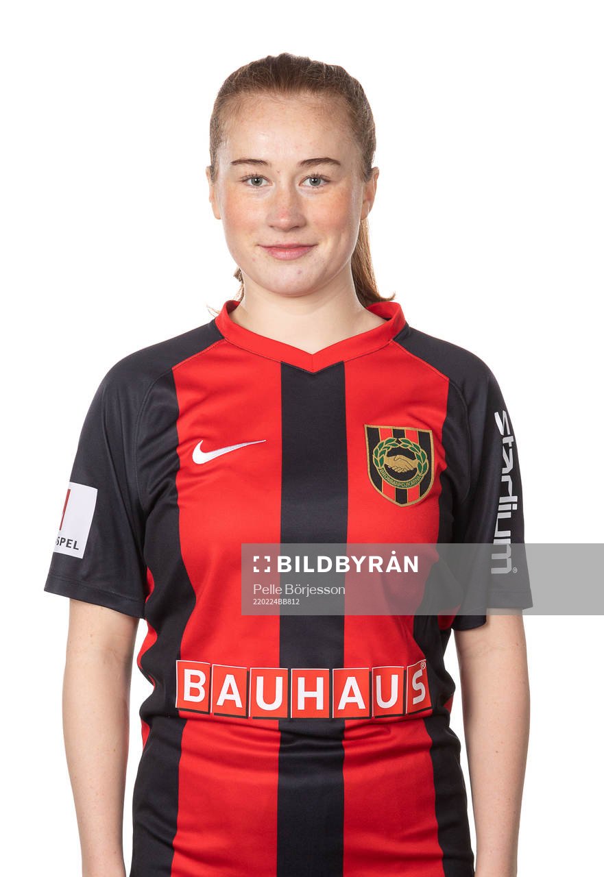 Brommapojkarnas Ella Reidy poserar för ett porträtt den 24 februari 2022 i Stockholm.