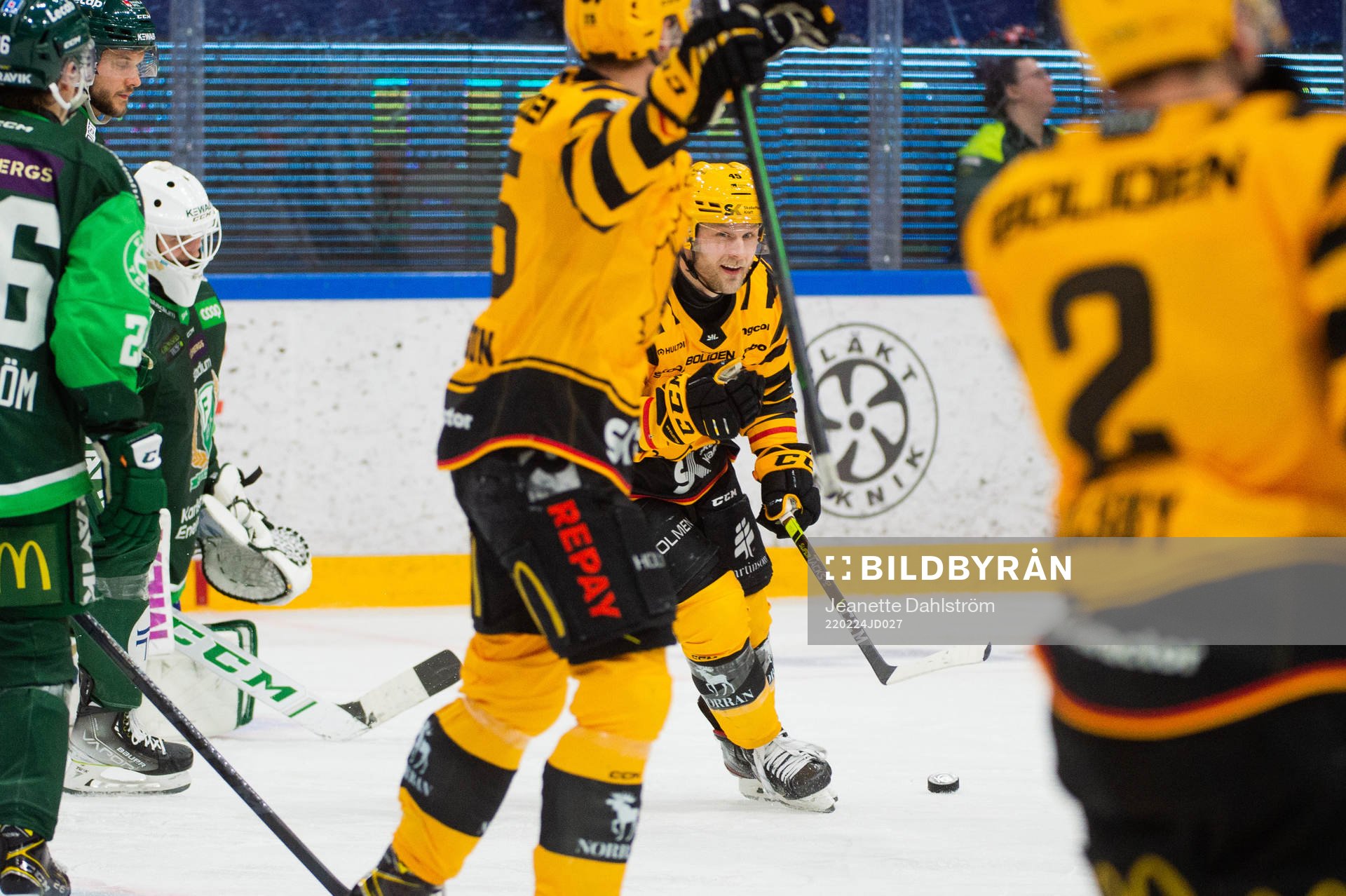 Skellefteås Oscar Möller, Melker Karlsson och Adam Wilsby
