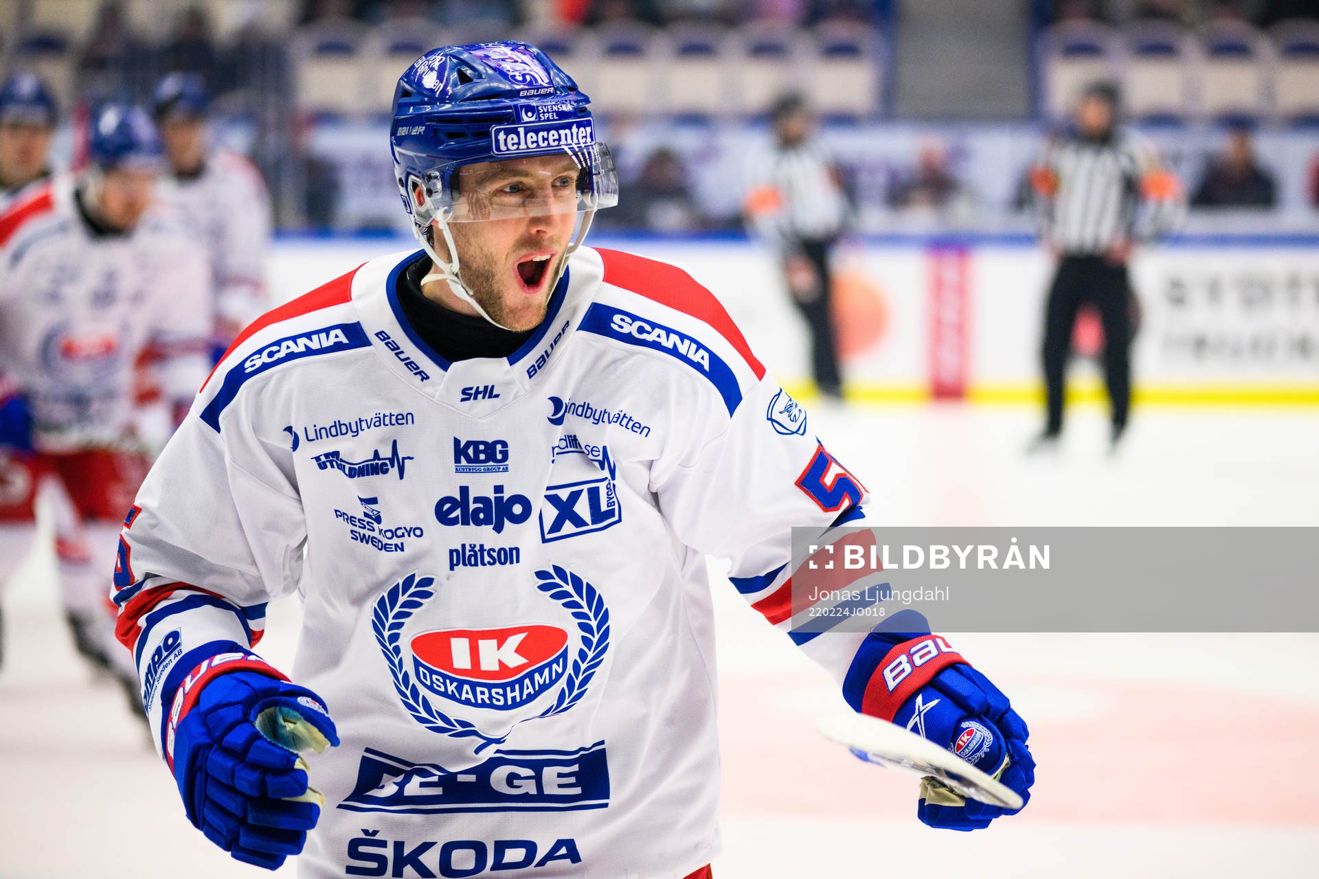 Oskarshamns Robin Norell jublar