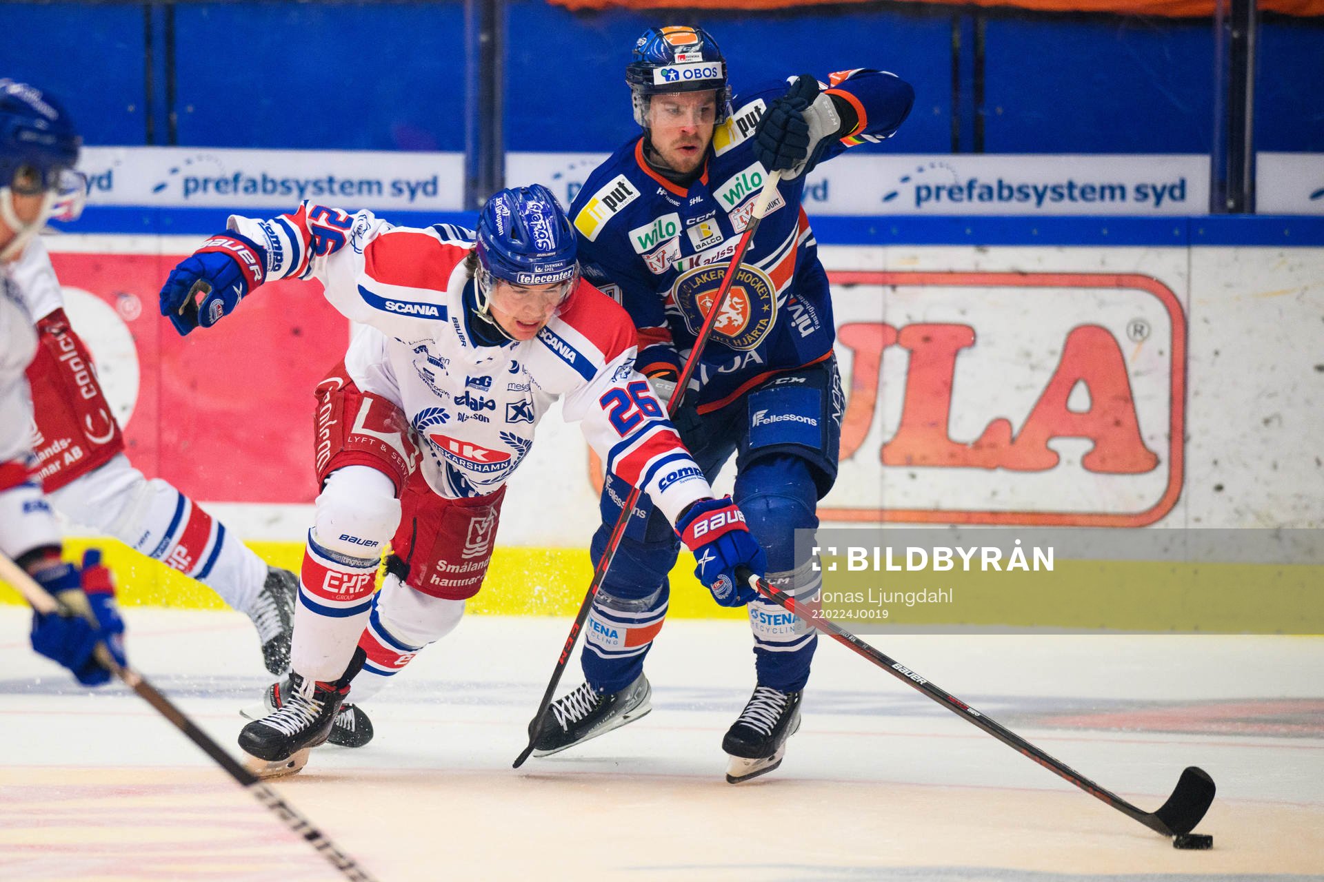 Oskarshamns Lukas Pilö och Växjös Emil Forslund