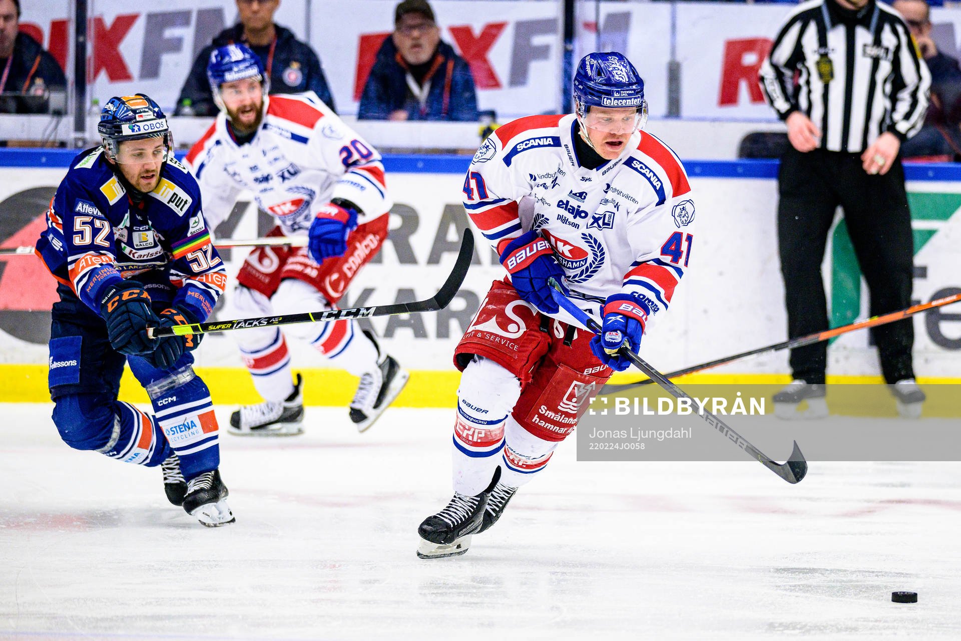Växjös Arvid Lundberg och Oskarshamns Johan Johnsson