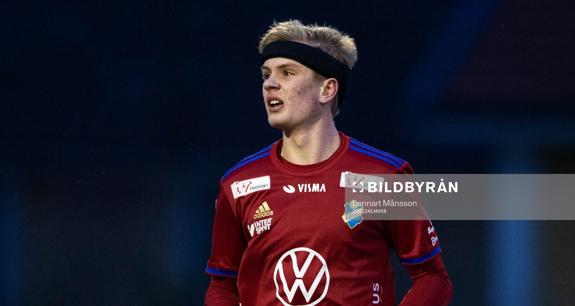 Östers Simon Wibrån i träningsmatchen mellan IFK