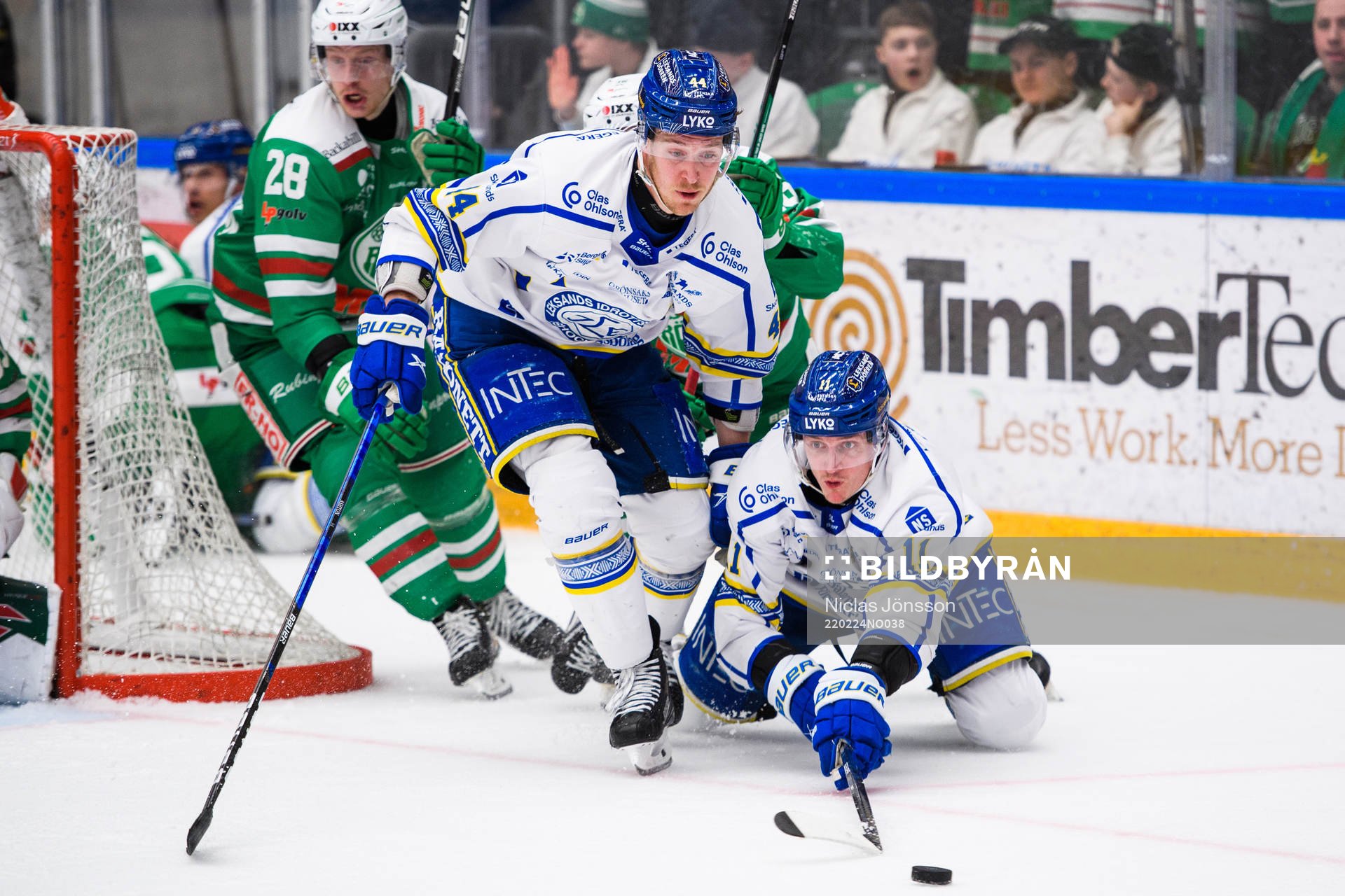 Leksands Carter Ashton och Martin Karlsson
