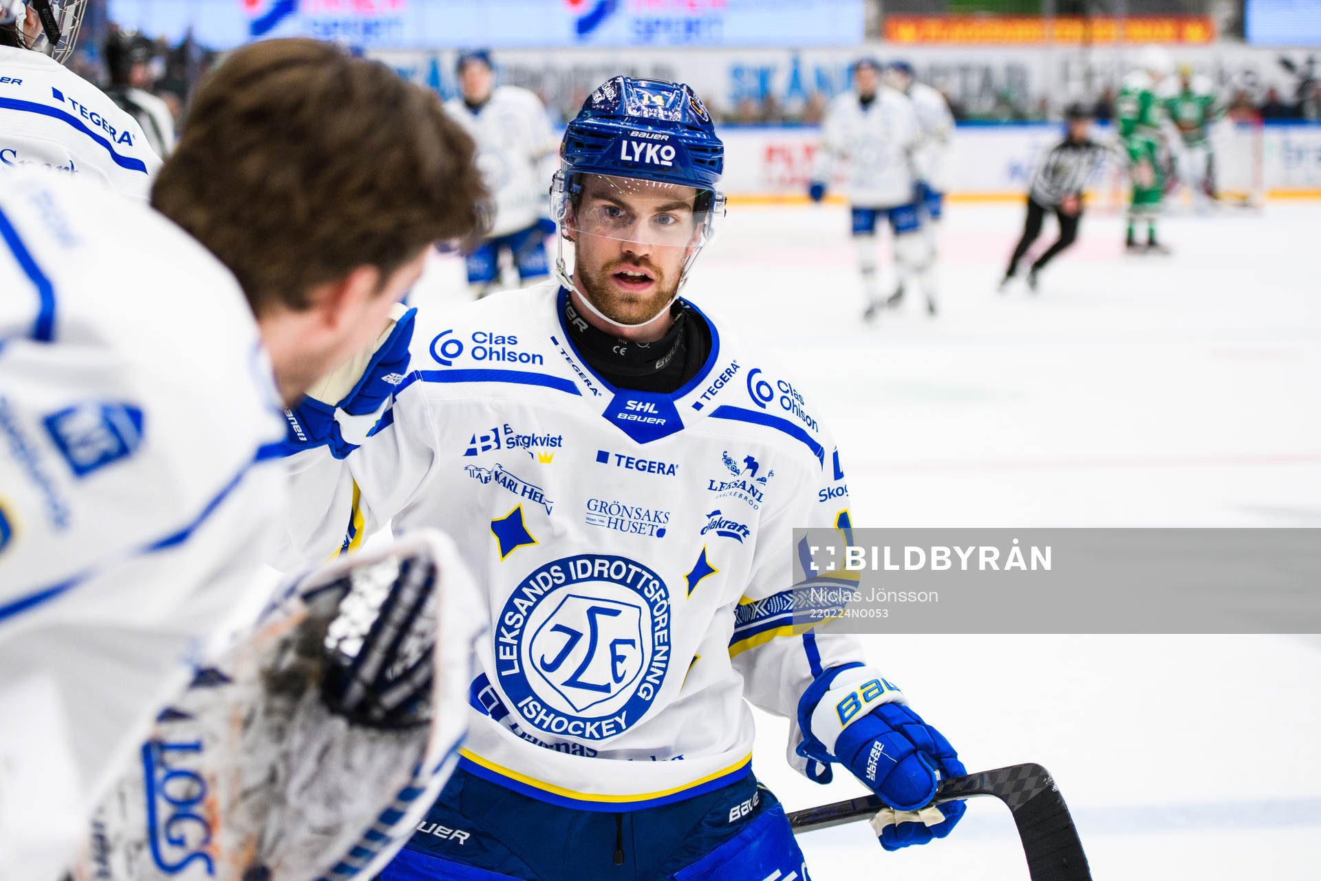 Leksands Oskar Lang jublar