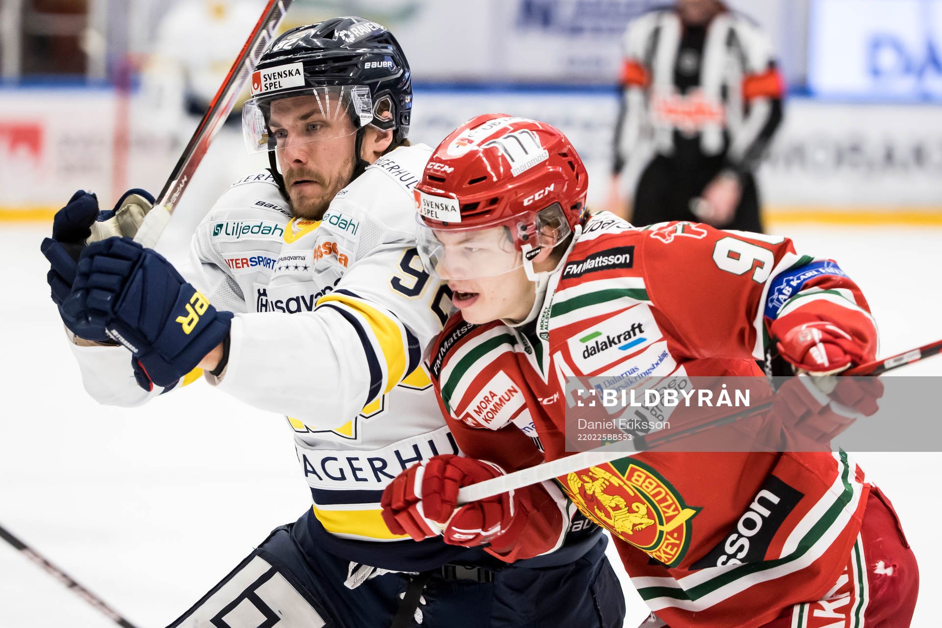 s Pontus Netterberg och Moras Lucas Wernblom