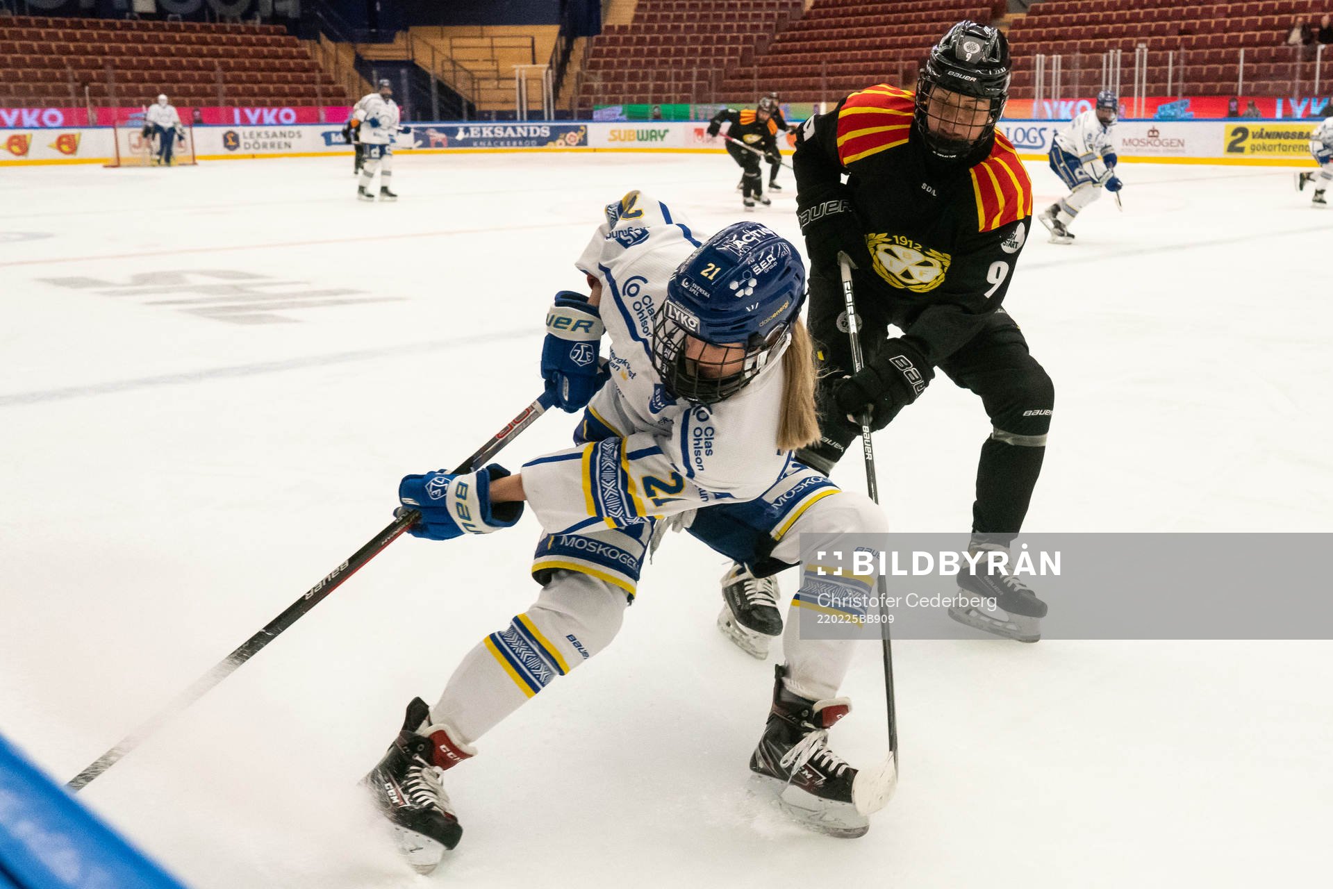 Leksands Tereza Vanisova och Brynäs Josefin Bouveng