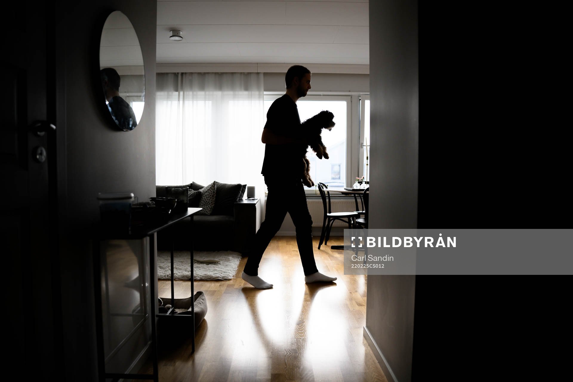 GAIS Gustav Lundgren med sin hund Harry