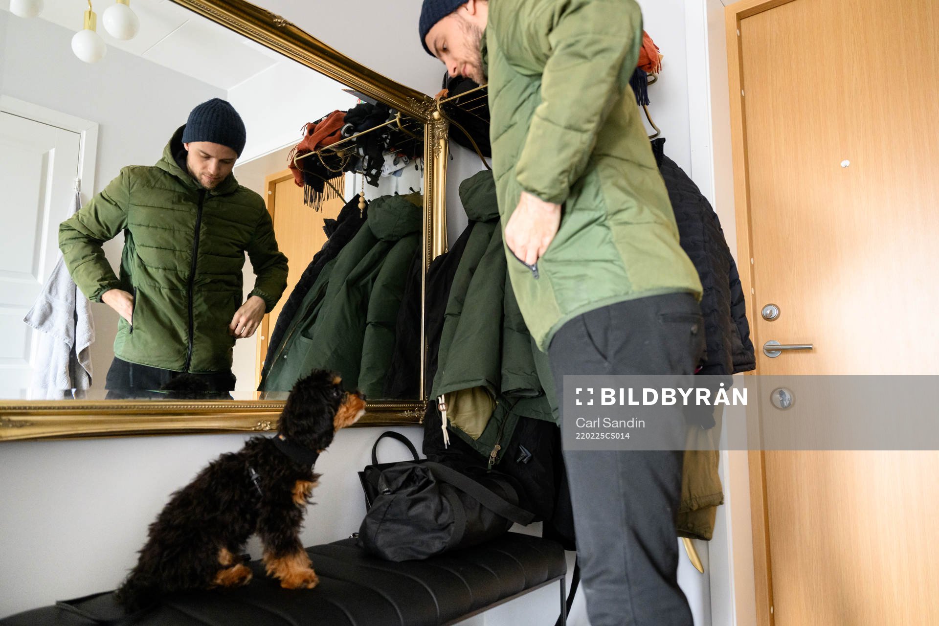 GAIS Gustav Lundgren med sin hund Harry