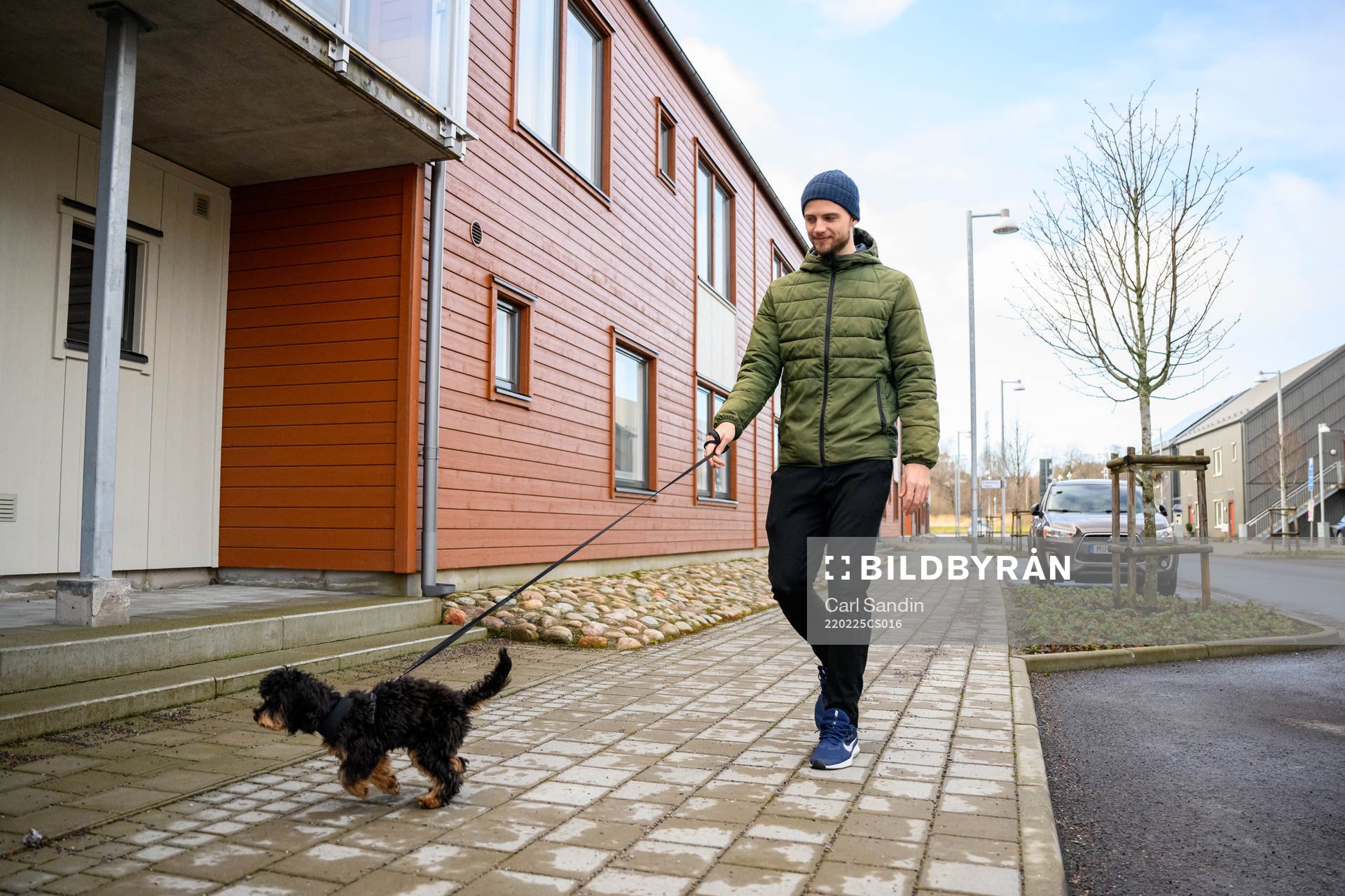GAIS Gustav Lundgren med sin hund Harry
