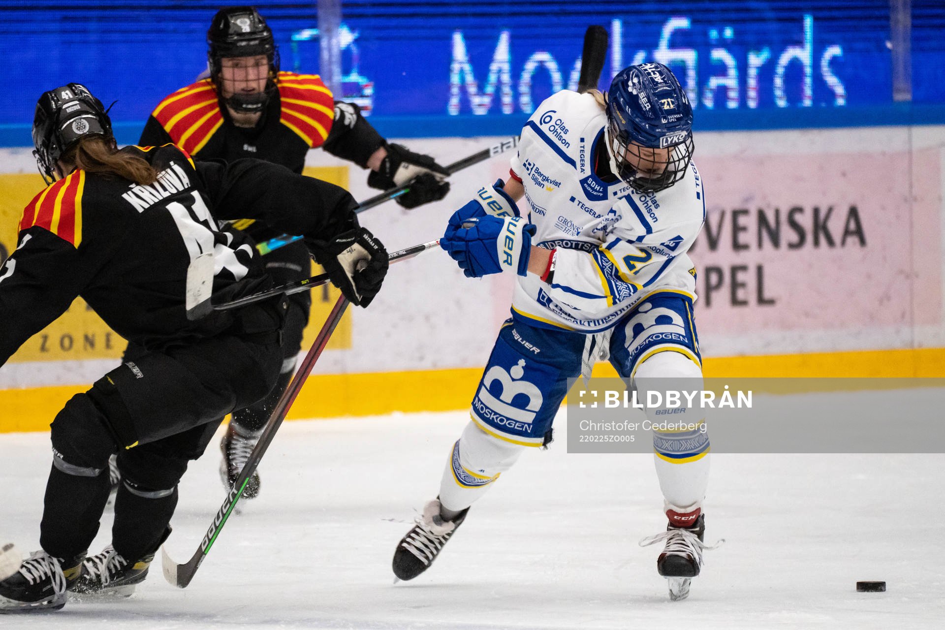 Leksands Tereza Vanisova  och Brynäs Denisa Krizova