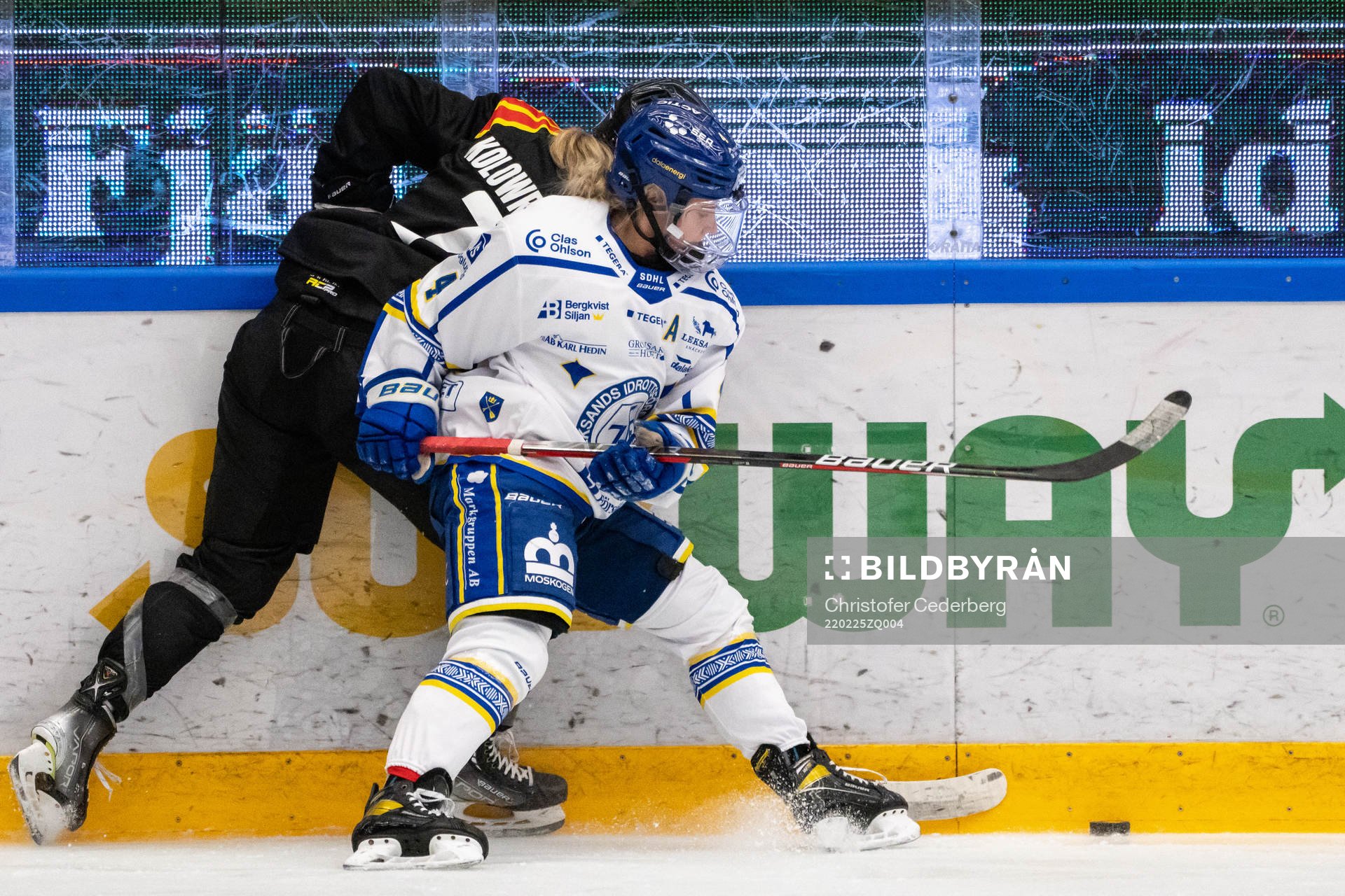 Brynäs Samantha Kolowratova och Leksands Wilma Johansson