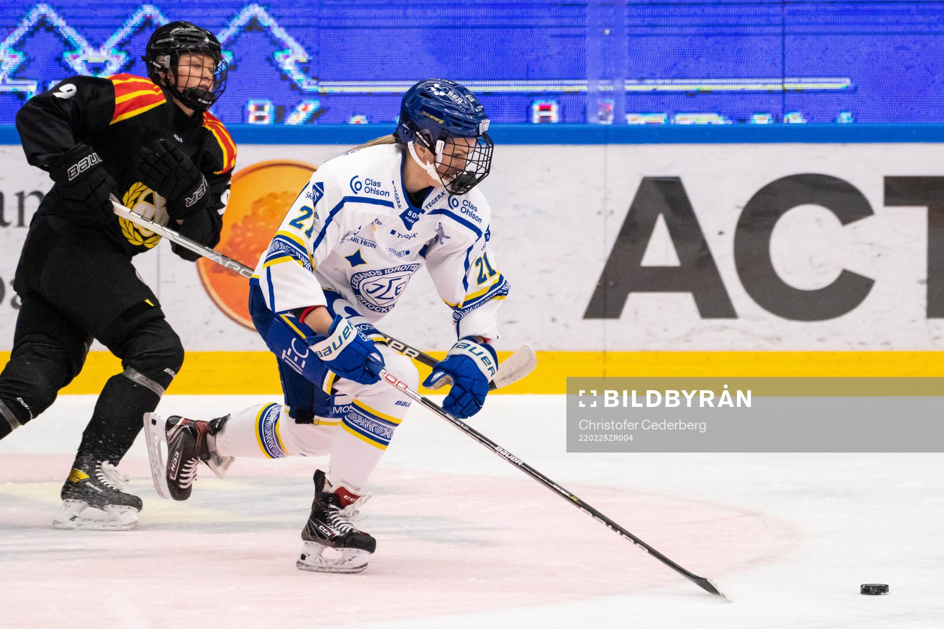 Leksands Tereza Vanisova och Brynäs Josefin Bouveng