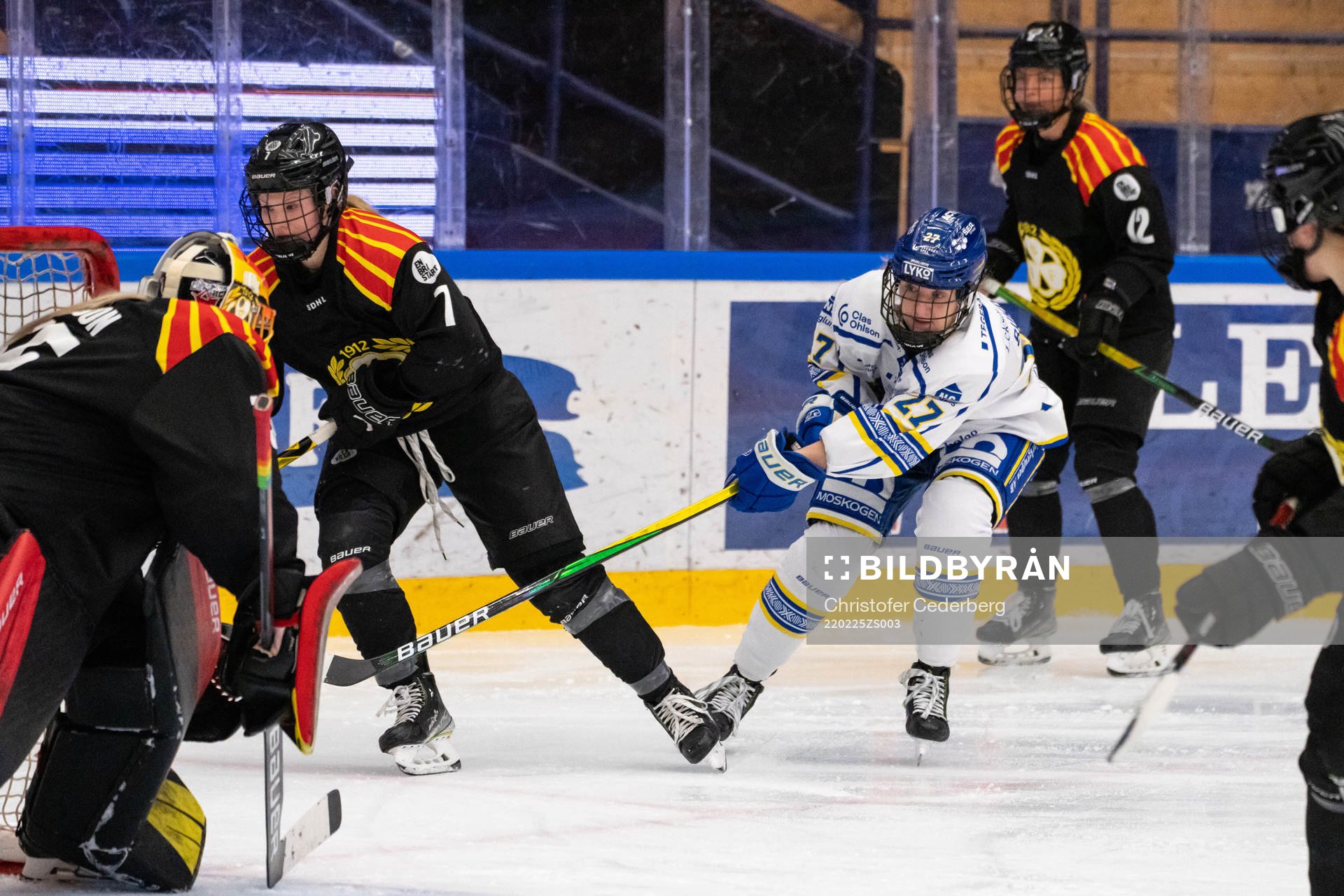 Brynäs Samantha Kolowratova och Leksands Katerina Bukolska