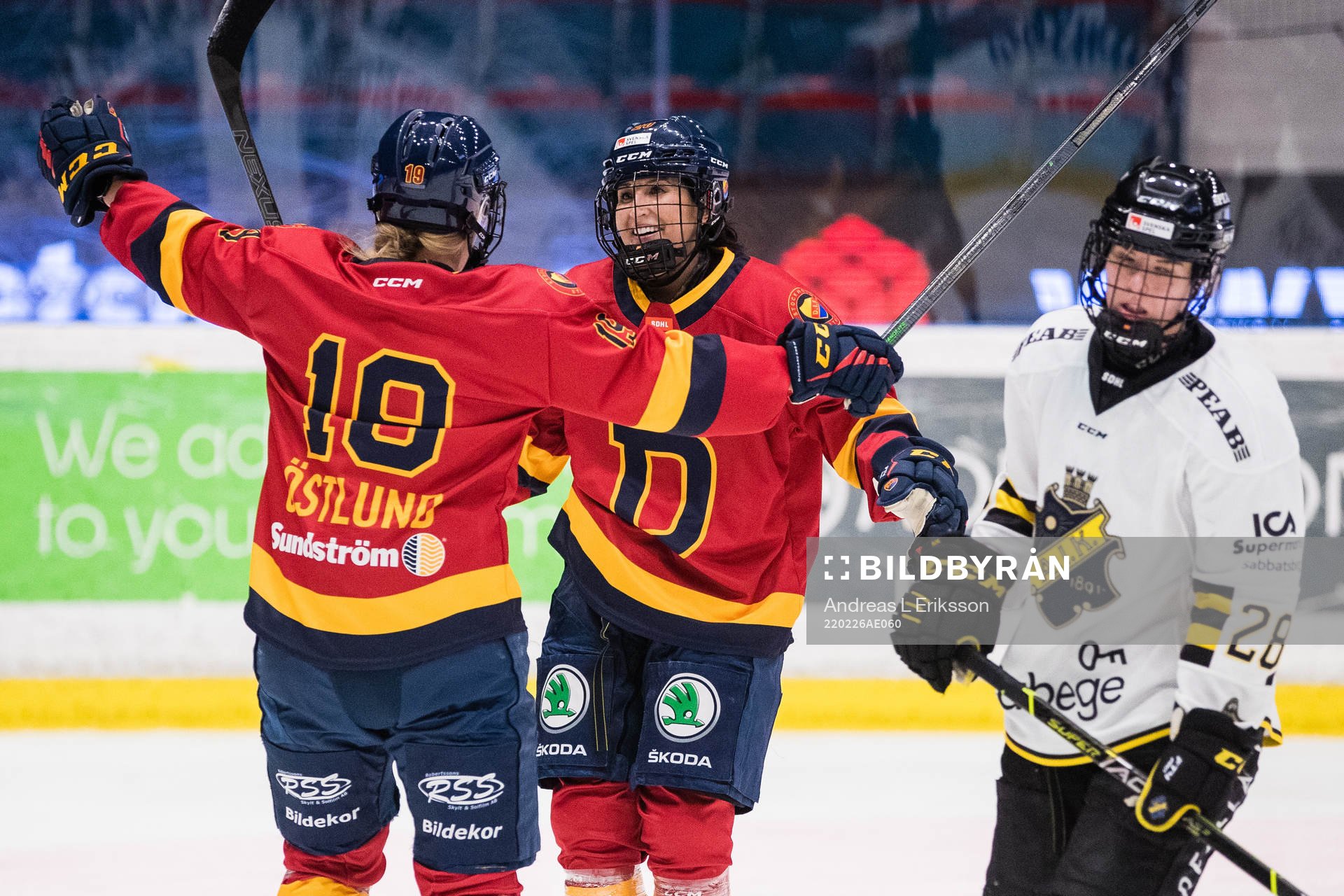 Djurgårdens Fanny Rask jublar