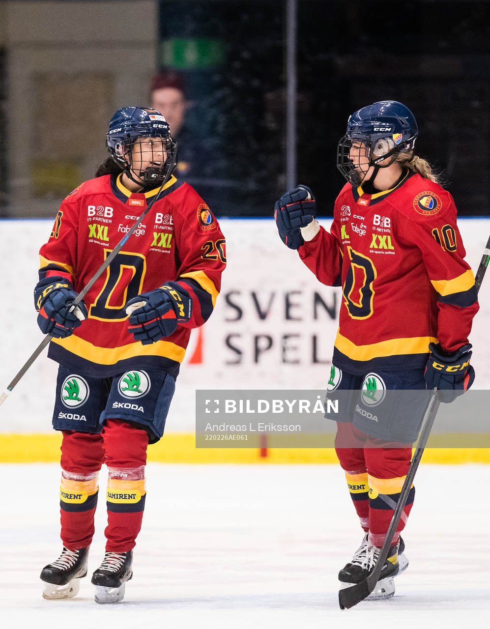 Djurgårdens Fanny Rask jublar