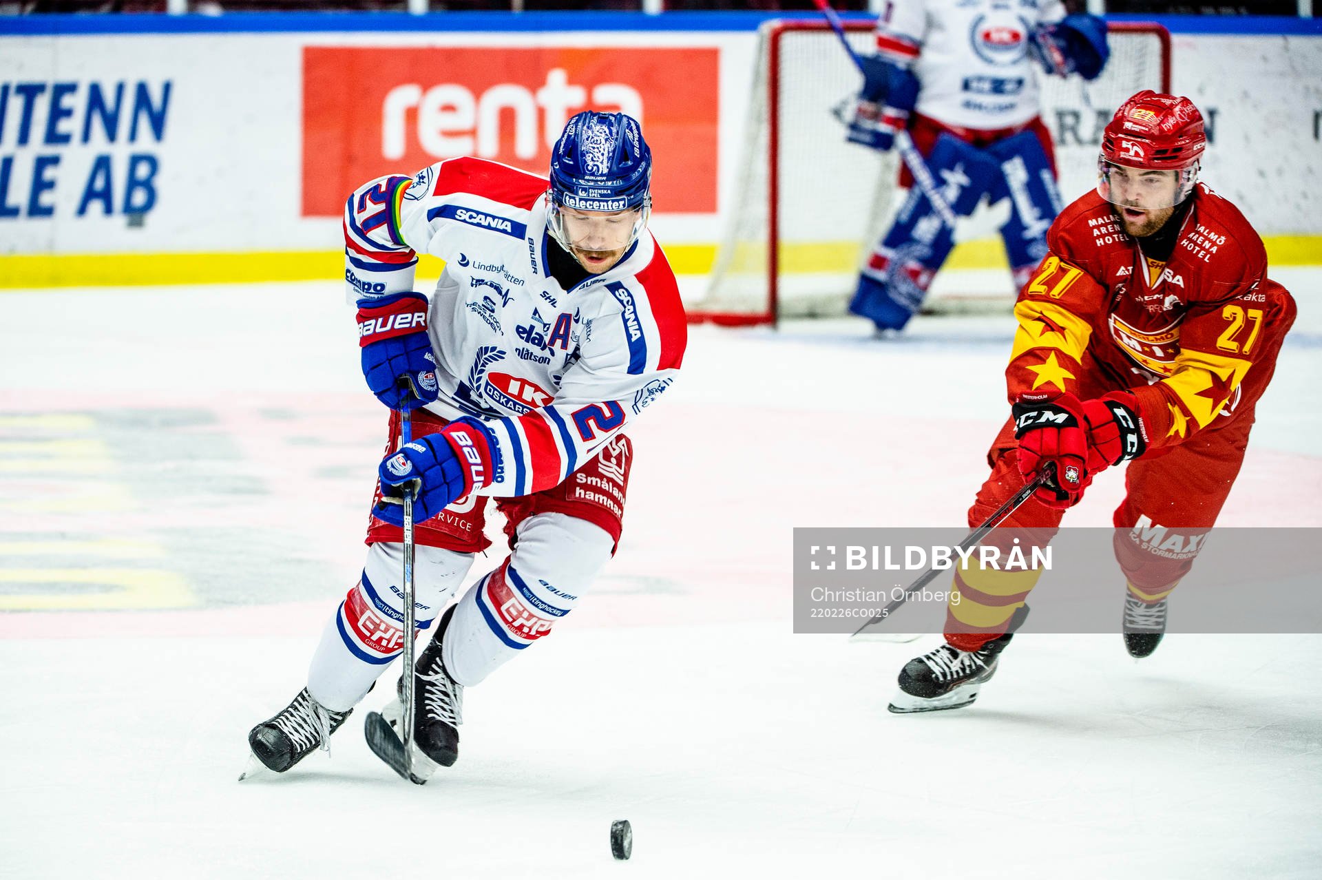 Oskarshamns Brian Cooper mot Malmö Redhawks Ponthus