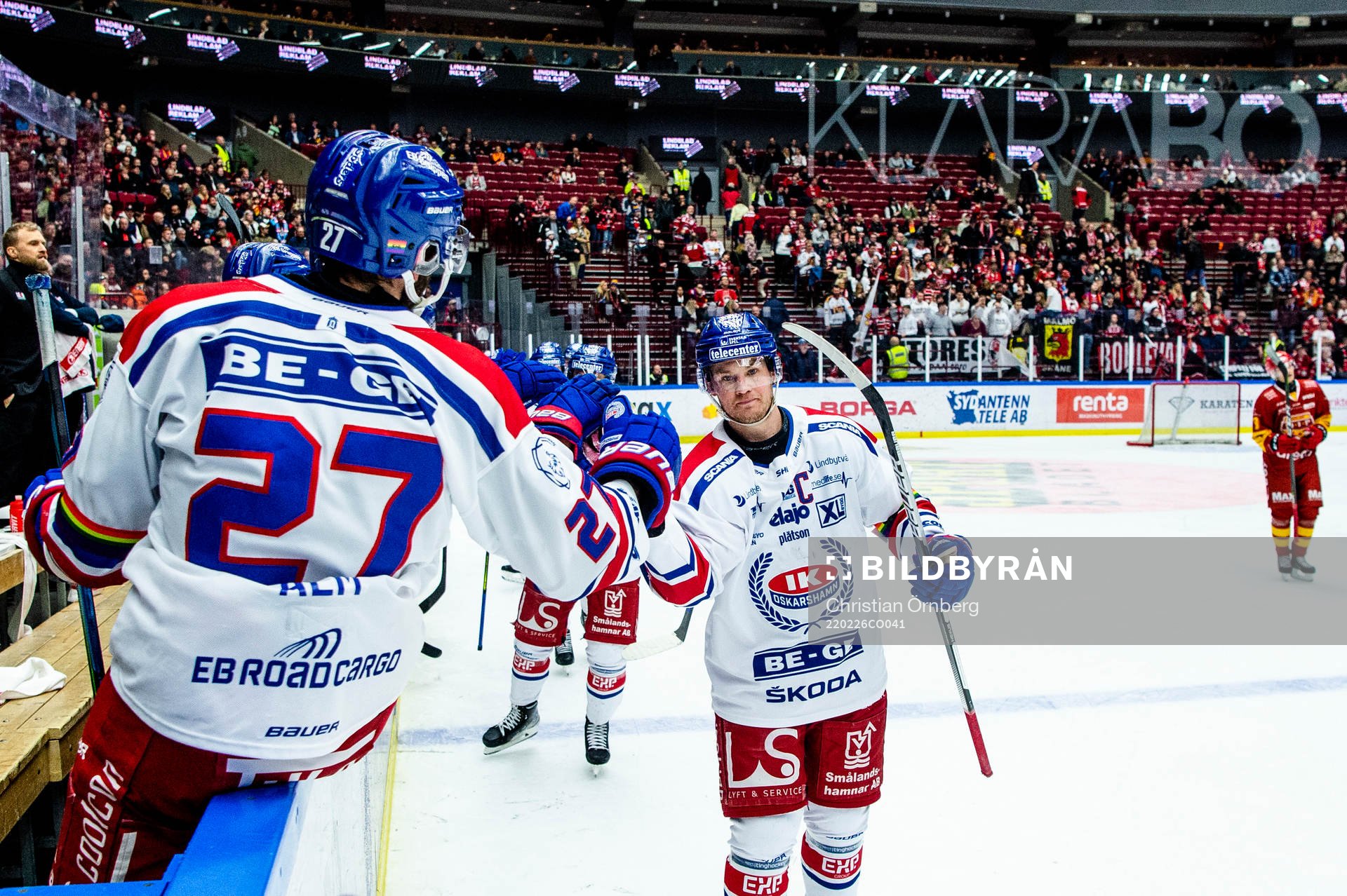 Oskarshamns Jonas Engström jublar