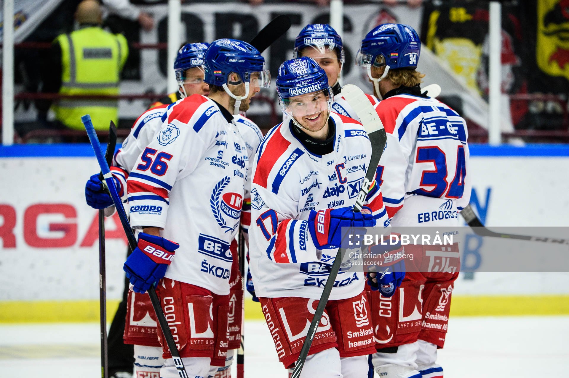Oskarshamns Jonas Engström jublar