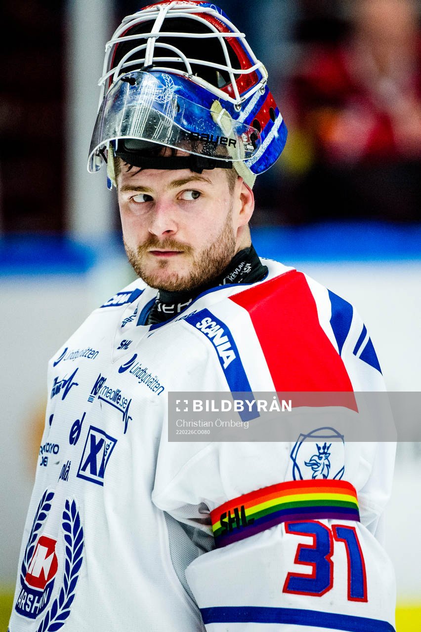 Oskarshamns målvakt Tim Juel