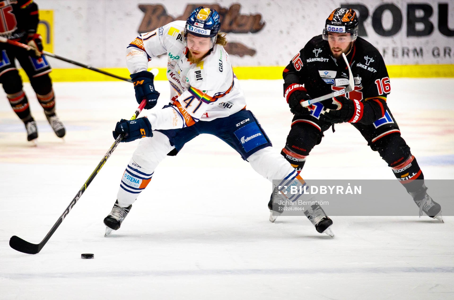 Växjös Ludvig Nilsson och Örebros Daniel Audette