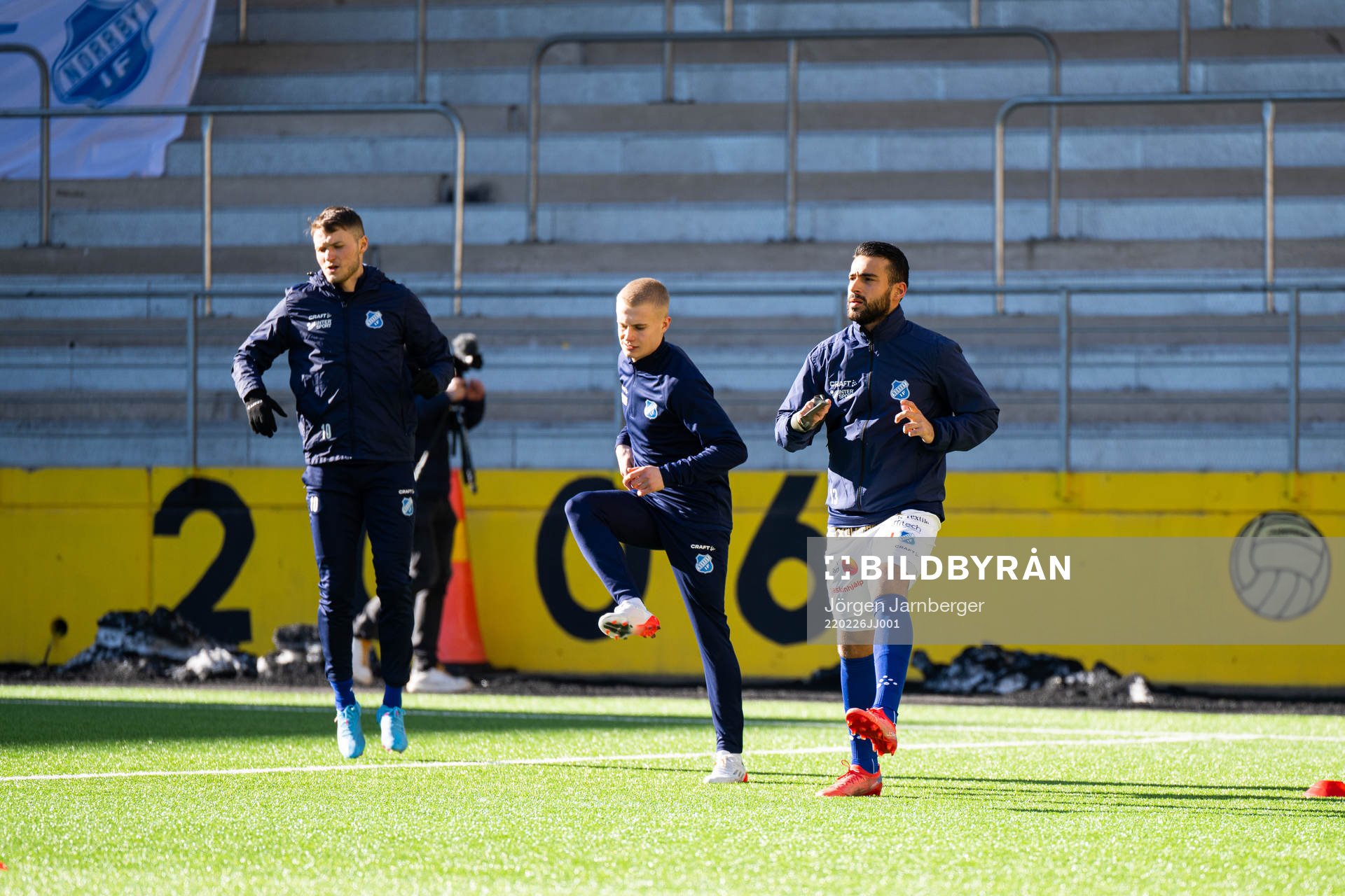 Norrbys Ekin Bulut, Johan Brannefalk och Christian Rubio