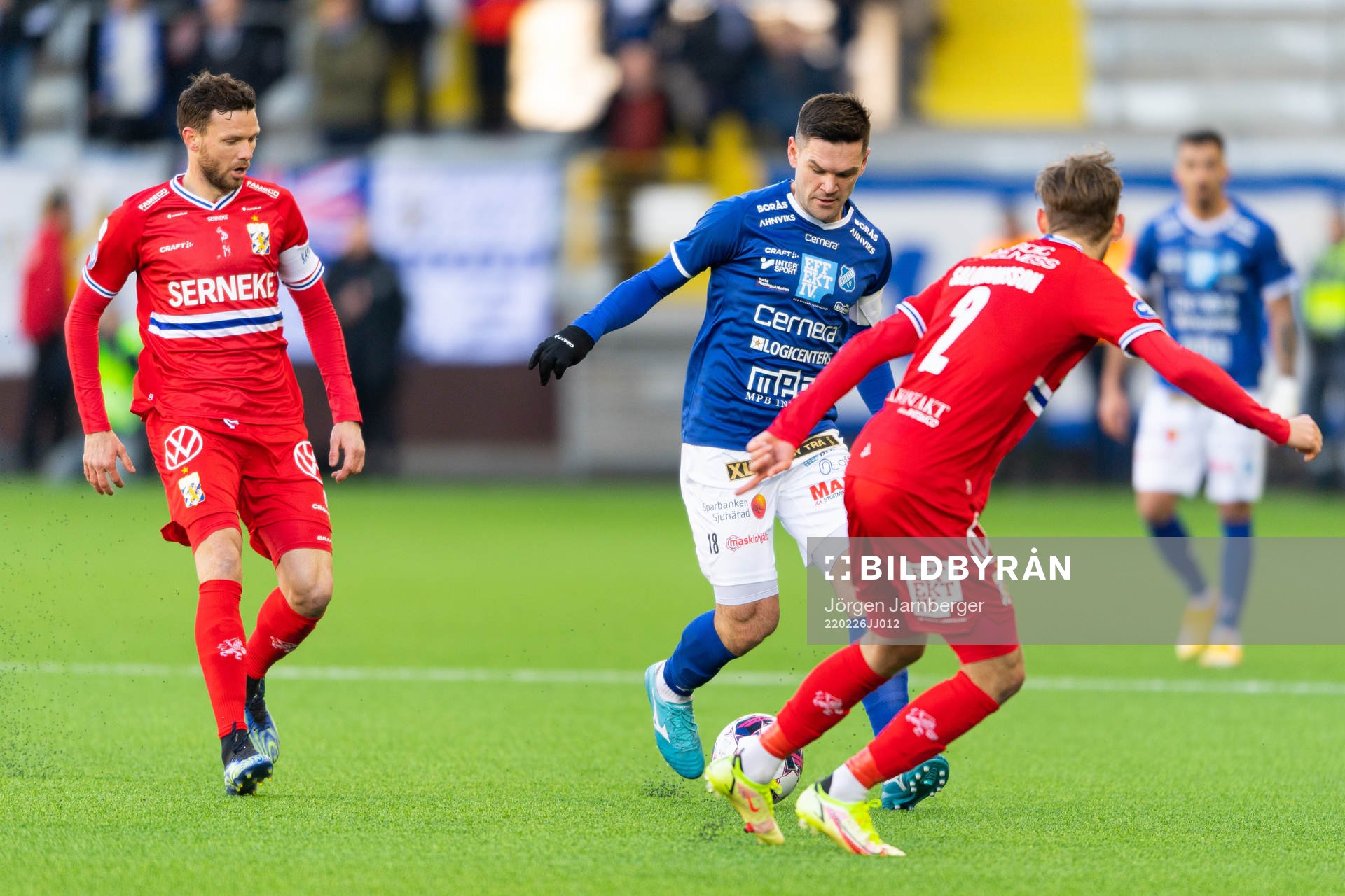 IFK Göteborgs Marcus Berg och Norrbys Ivo Dominik Pekalski