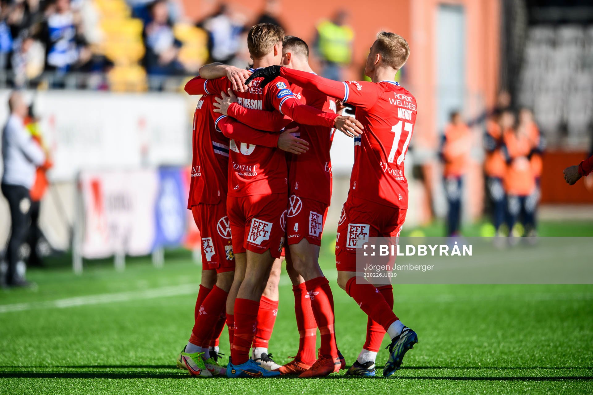 IFK Göteborgs spelare jublar