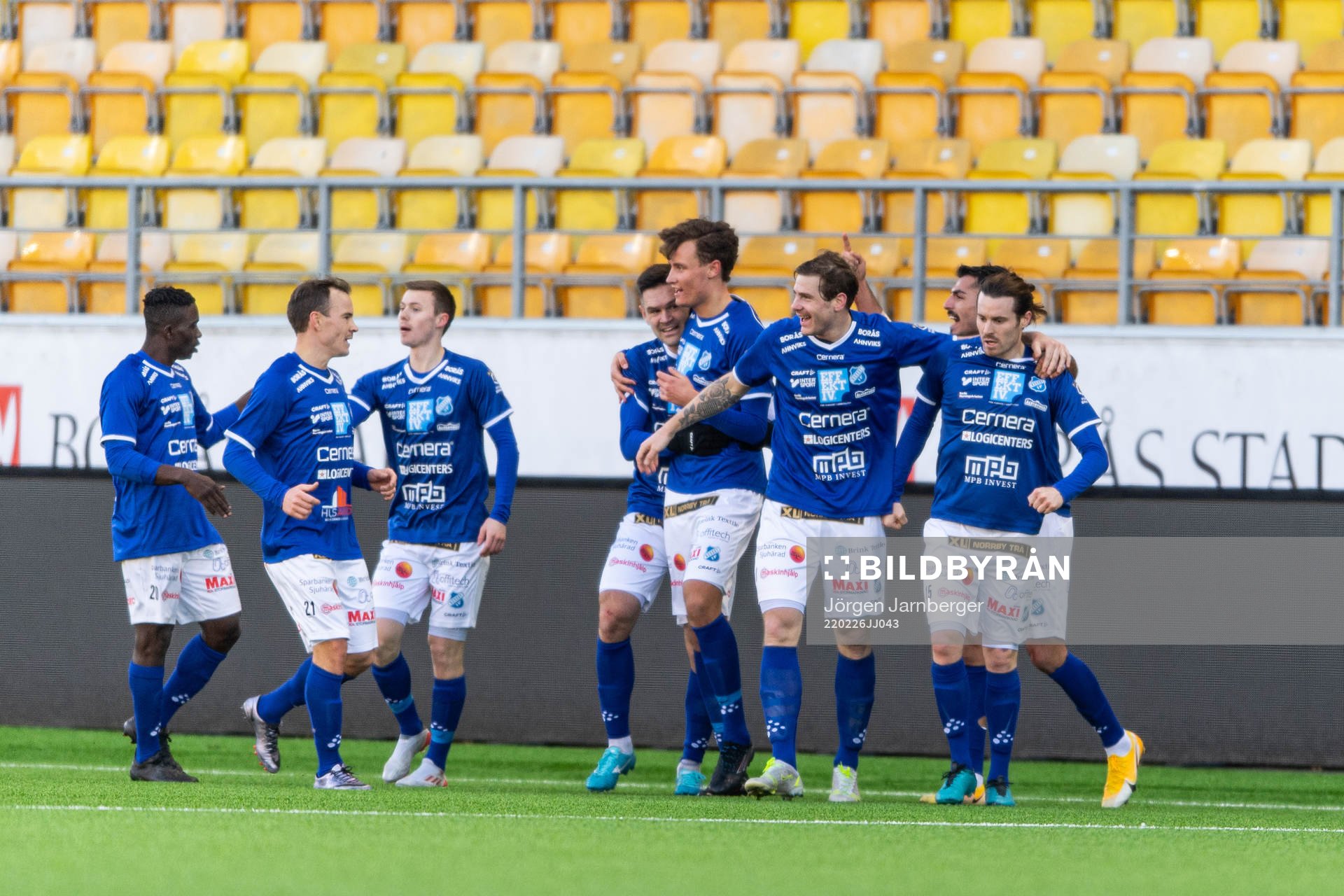 Norrbys spelare jublar