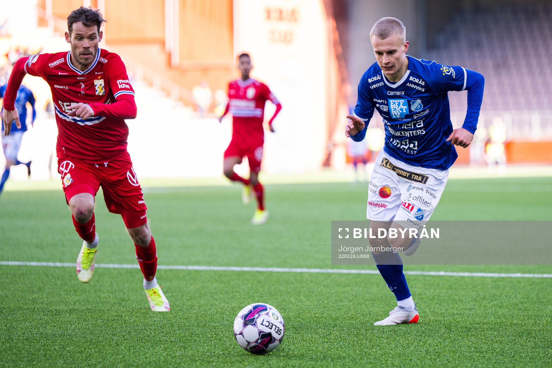 IFK Göteborgs Emil Salomonsson och Norrbys Viktor Bergh