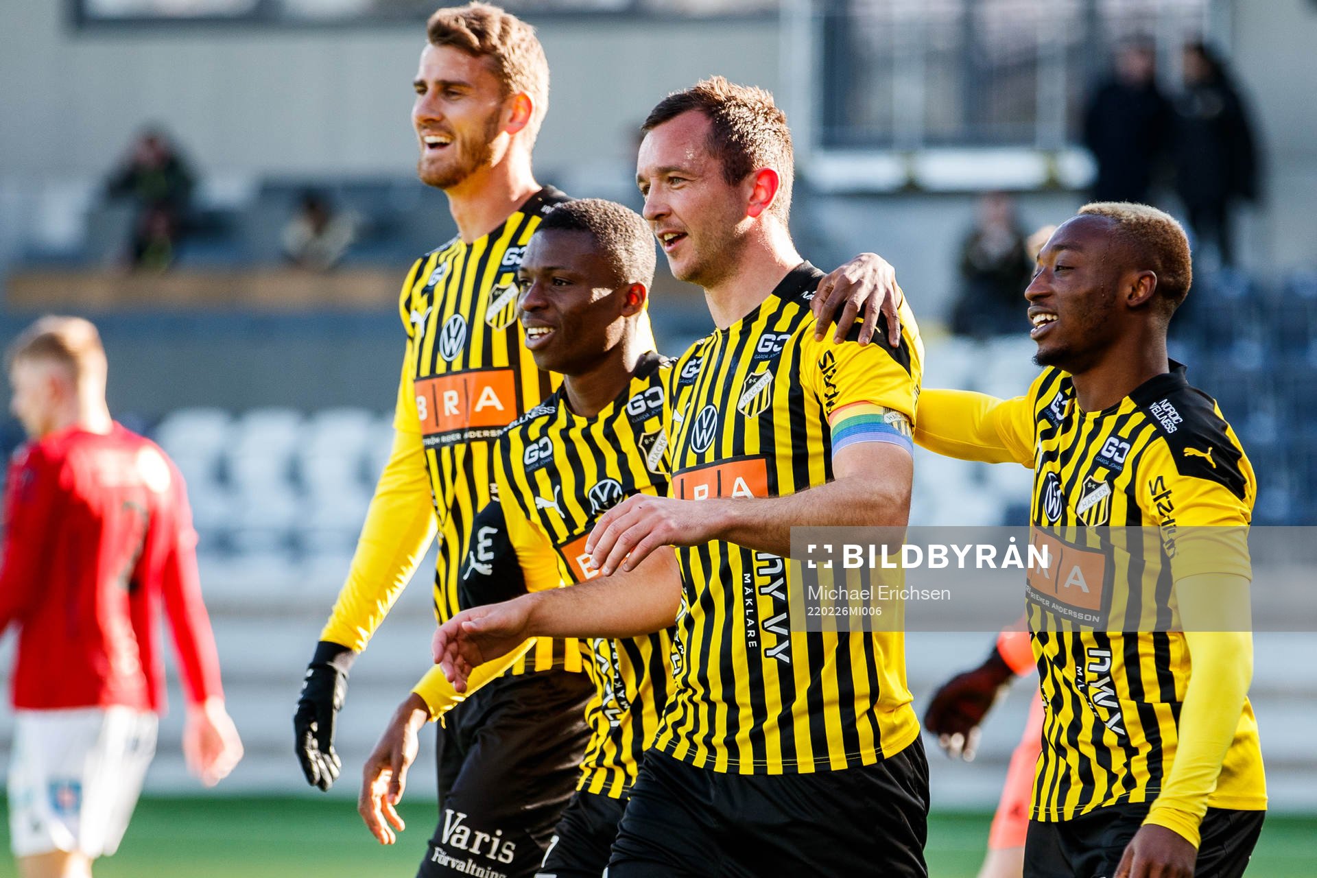 Häckens Even Hovland jublar