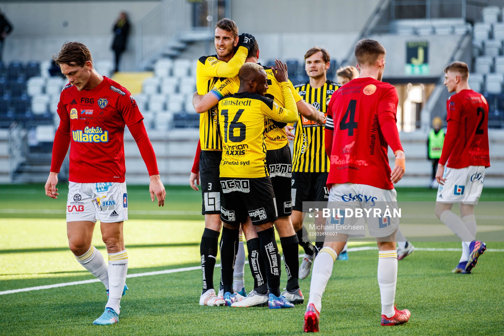 Häckens Even Hovland jublar