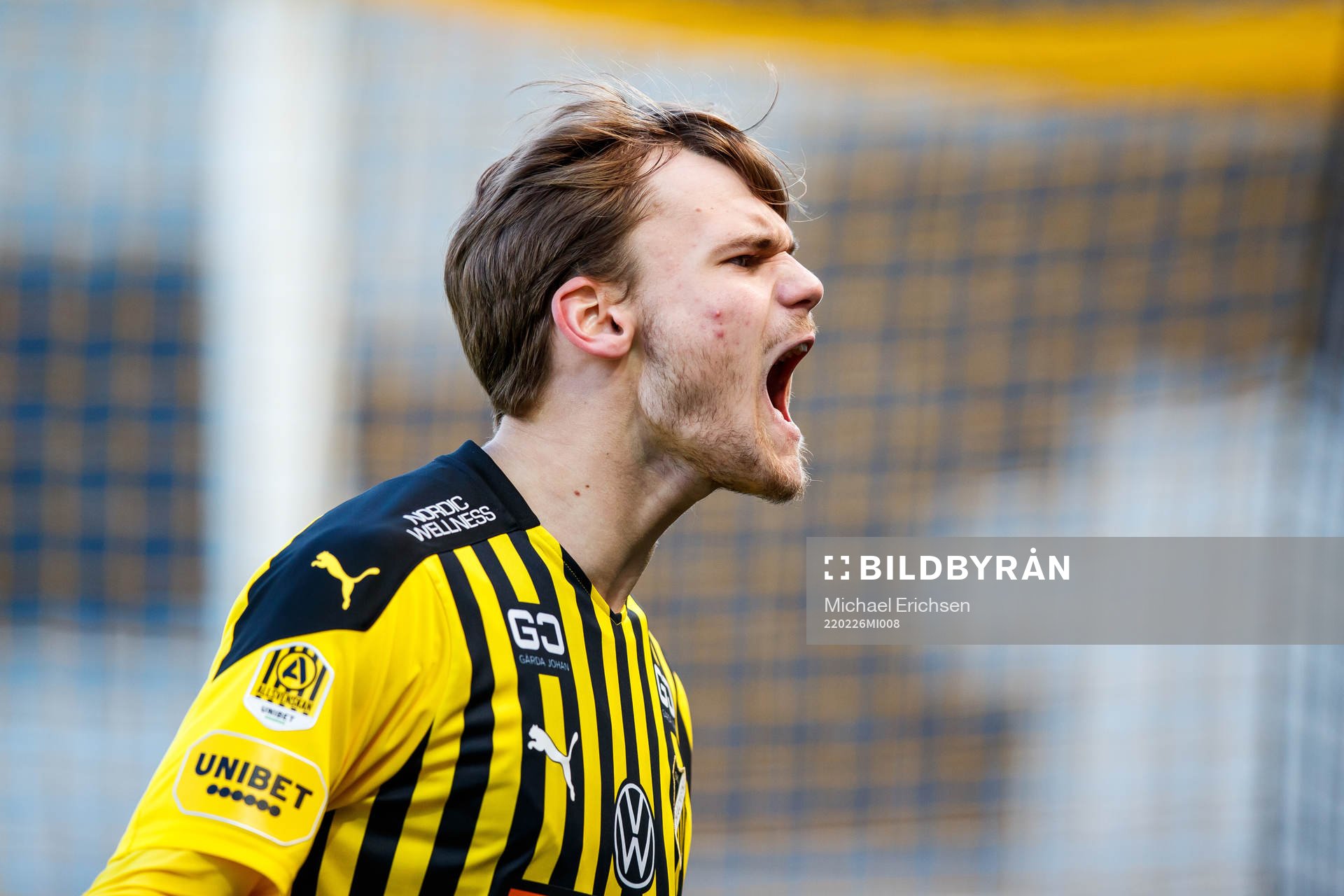 Häckens Oscar Uddenäs jublar