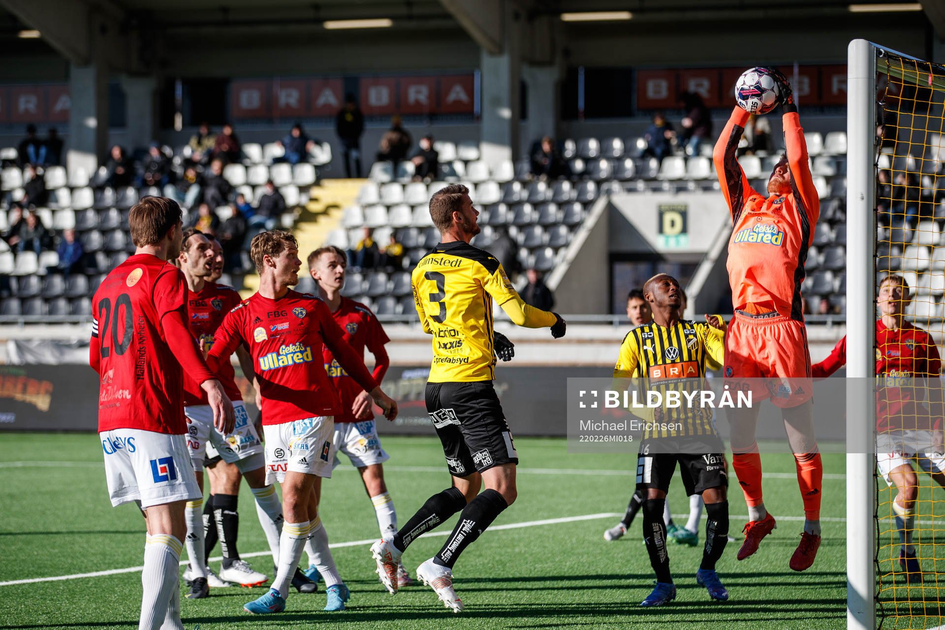 Falkenbergs målvakt Tim Erlandsson