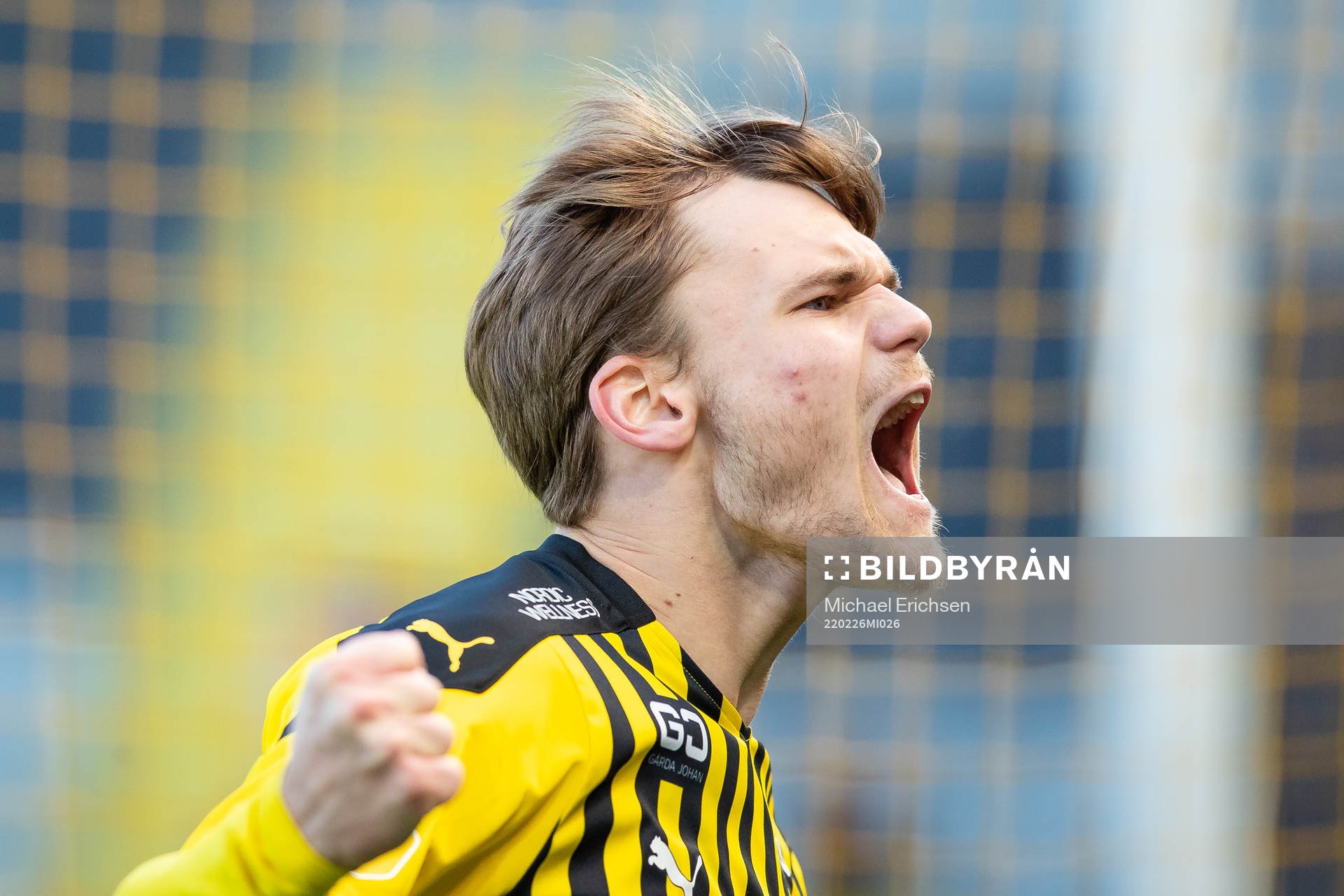 Häckens Oscar Uddenäs jublar