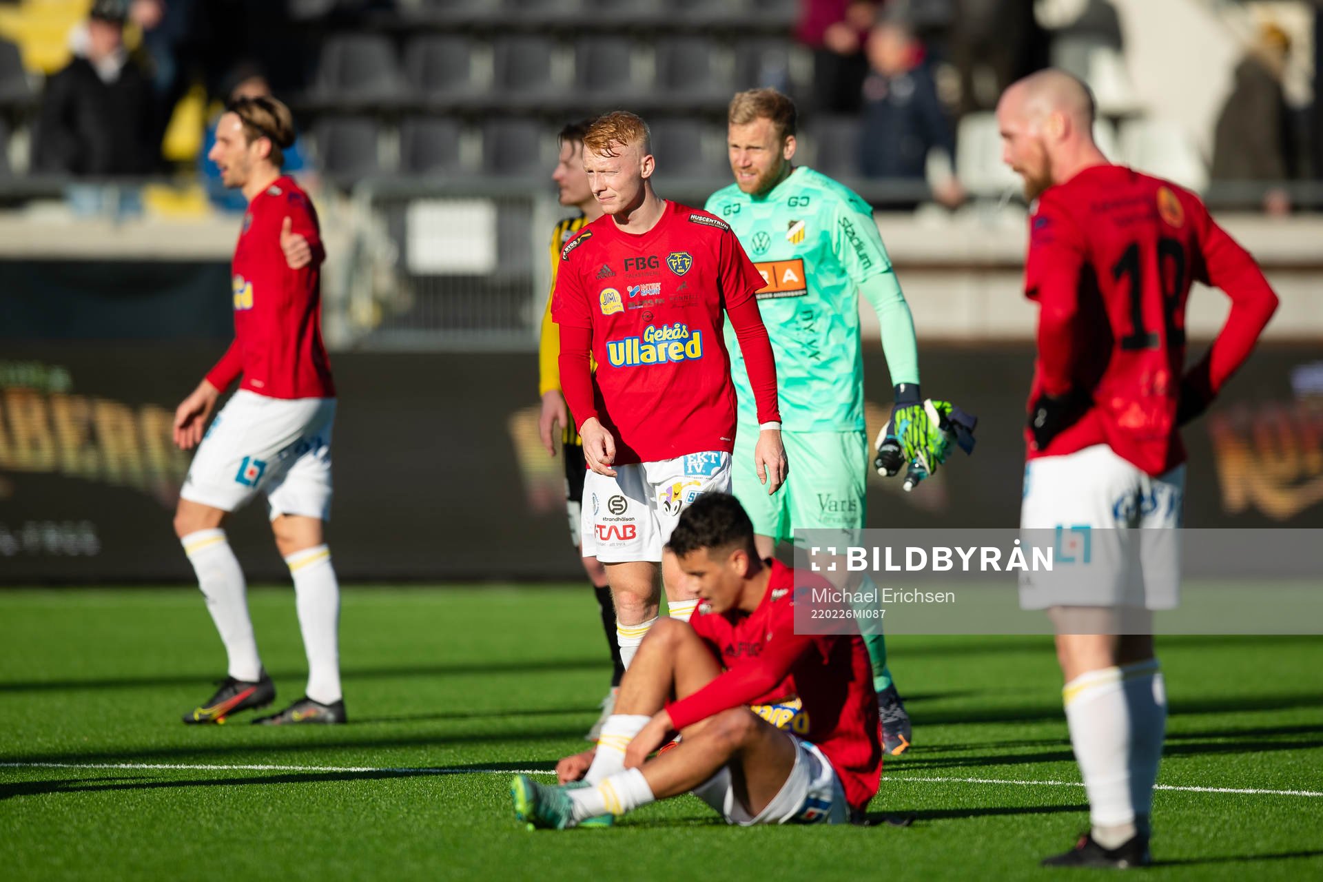 Falkenbergs spelare deppar