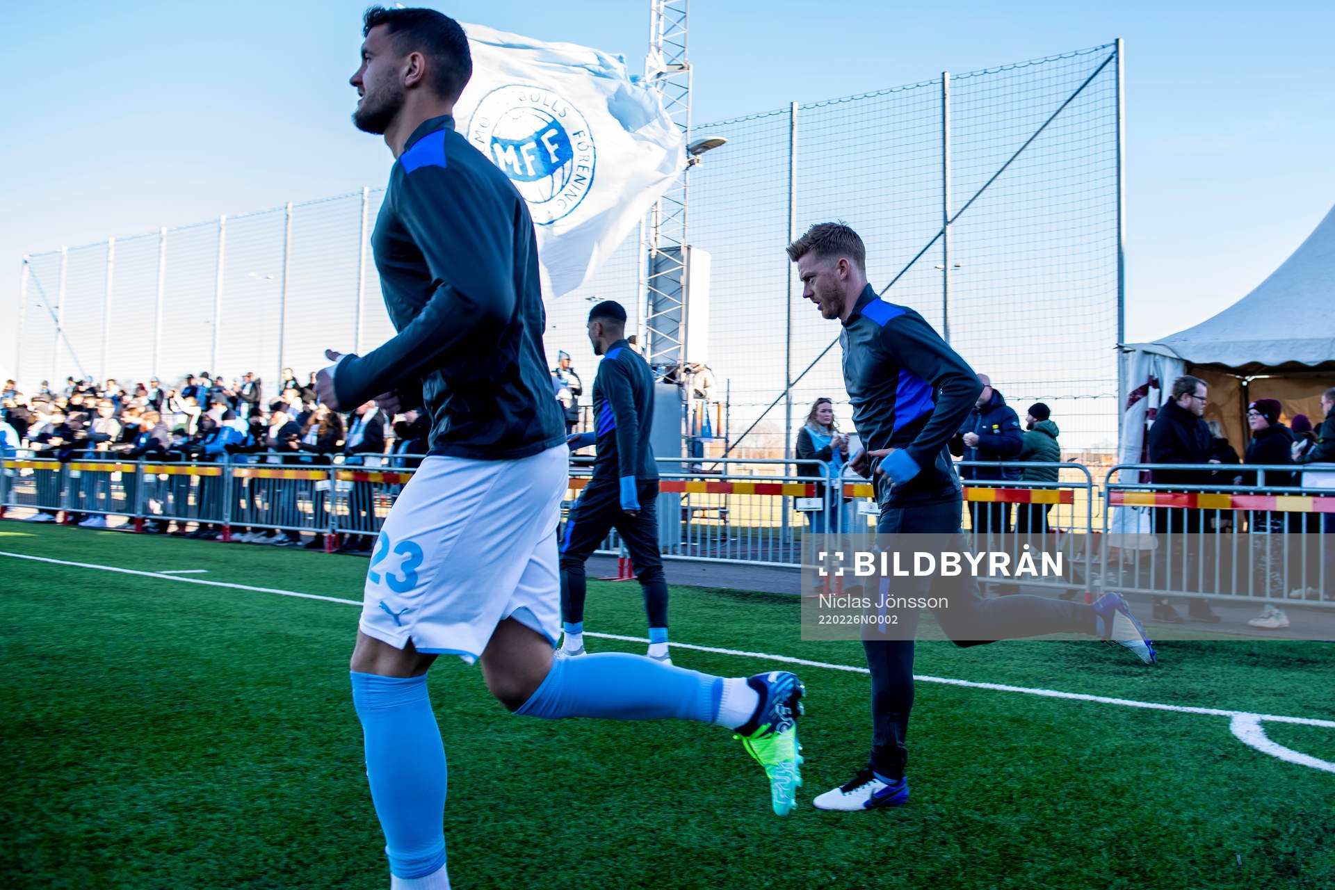 Malmö FFs Matej Chalus och Anders Christiansen
