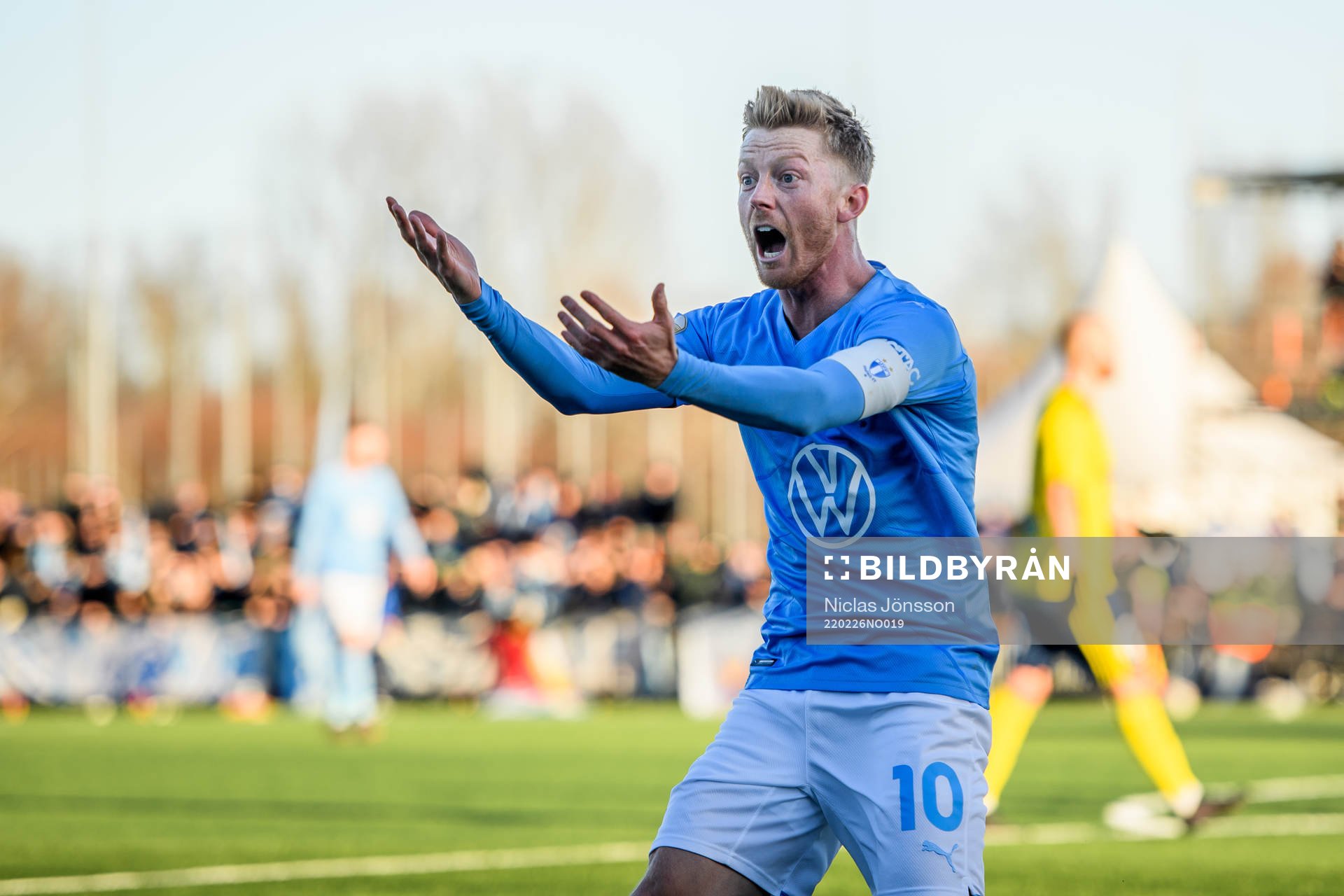 Malmö FFs Anders Christiansen reagerar