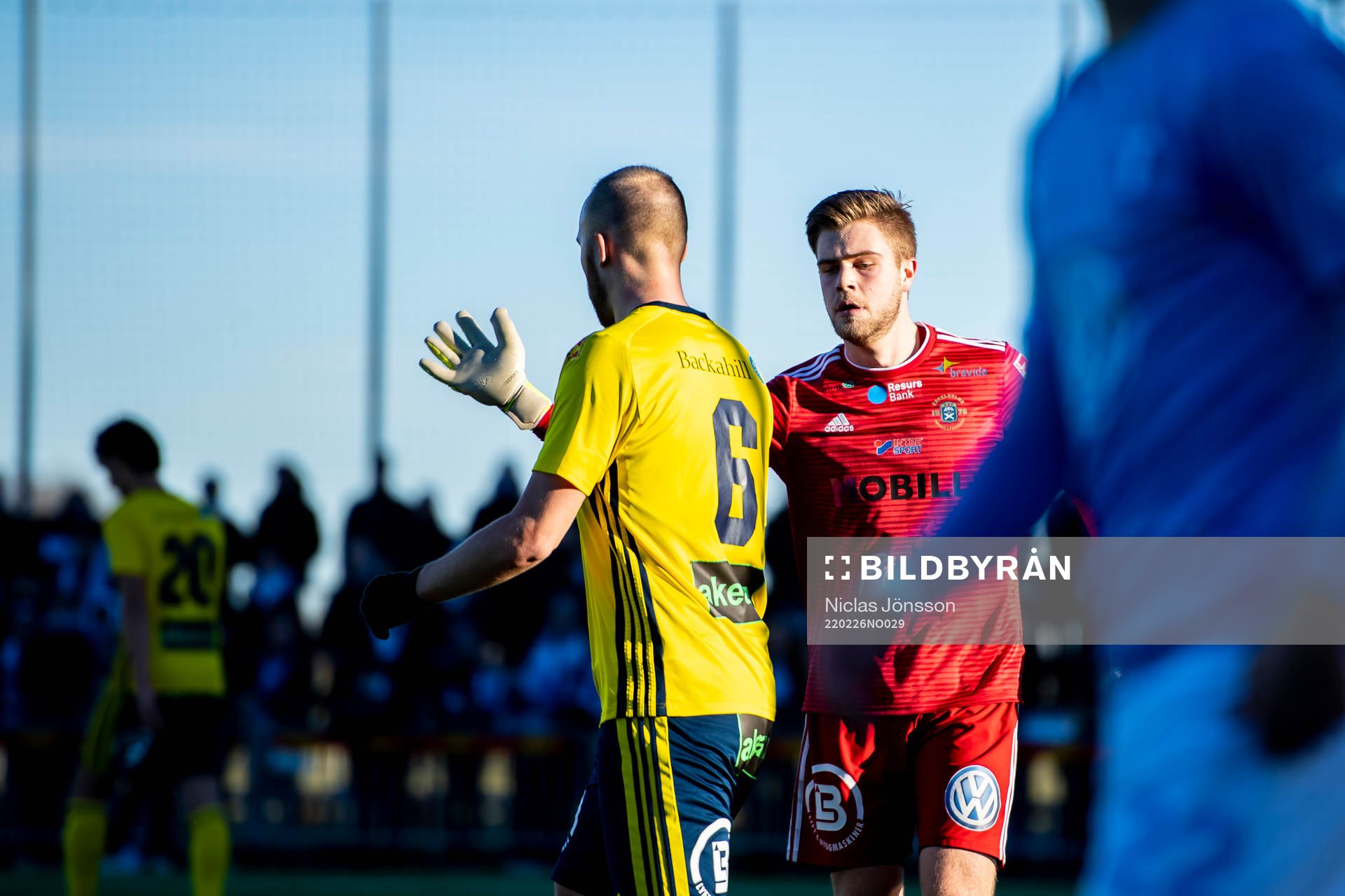 Ängelholms målvakt Robin Streifert