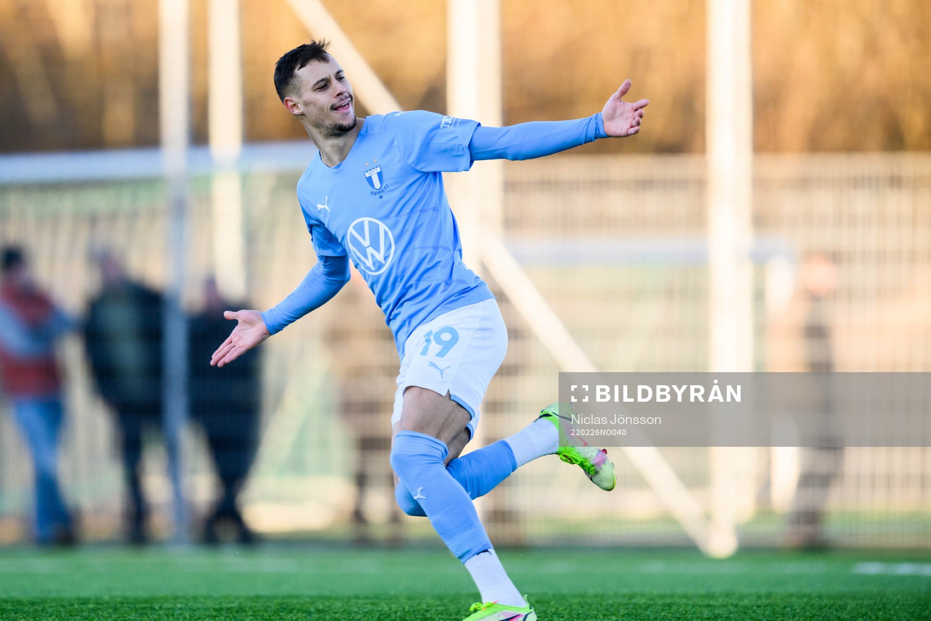 Malmö FFs Veljko Birmancevic jublar