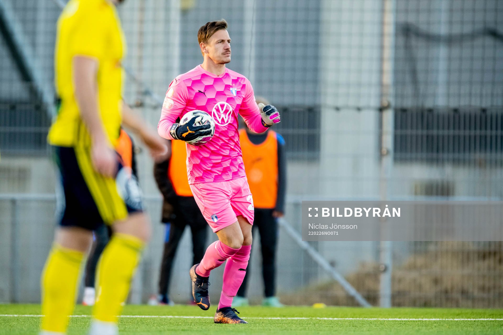 Malmö FFs målvakt Johan Dahlin